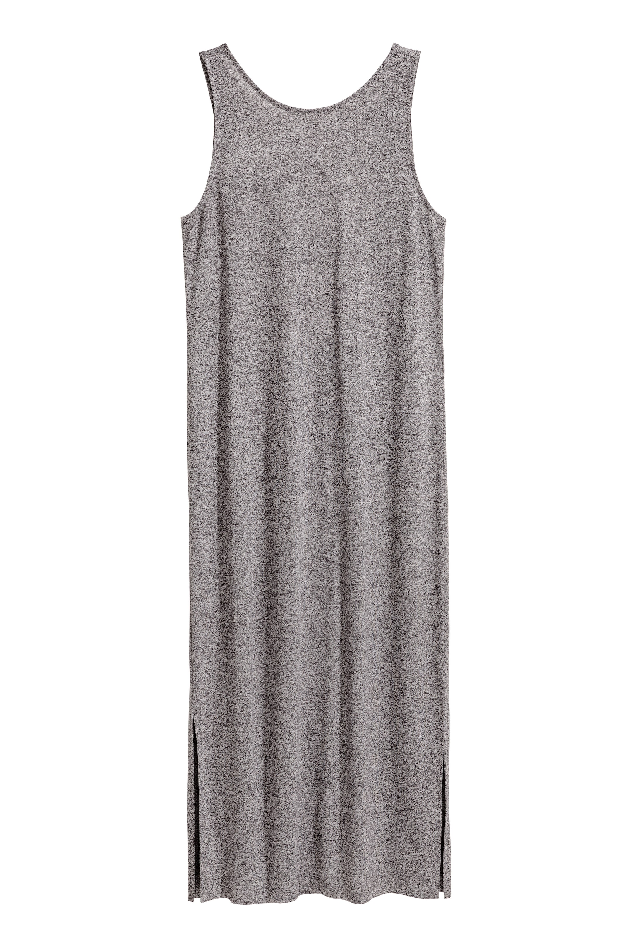 View larger image: Jersey dress - Grey marl - Ladies | H&M GB 1