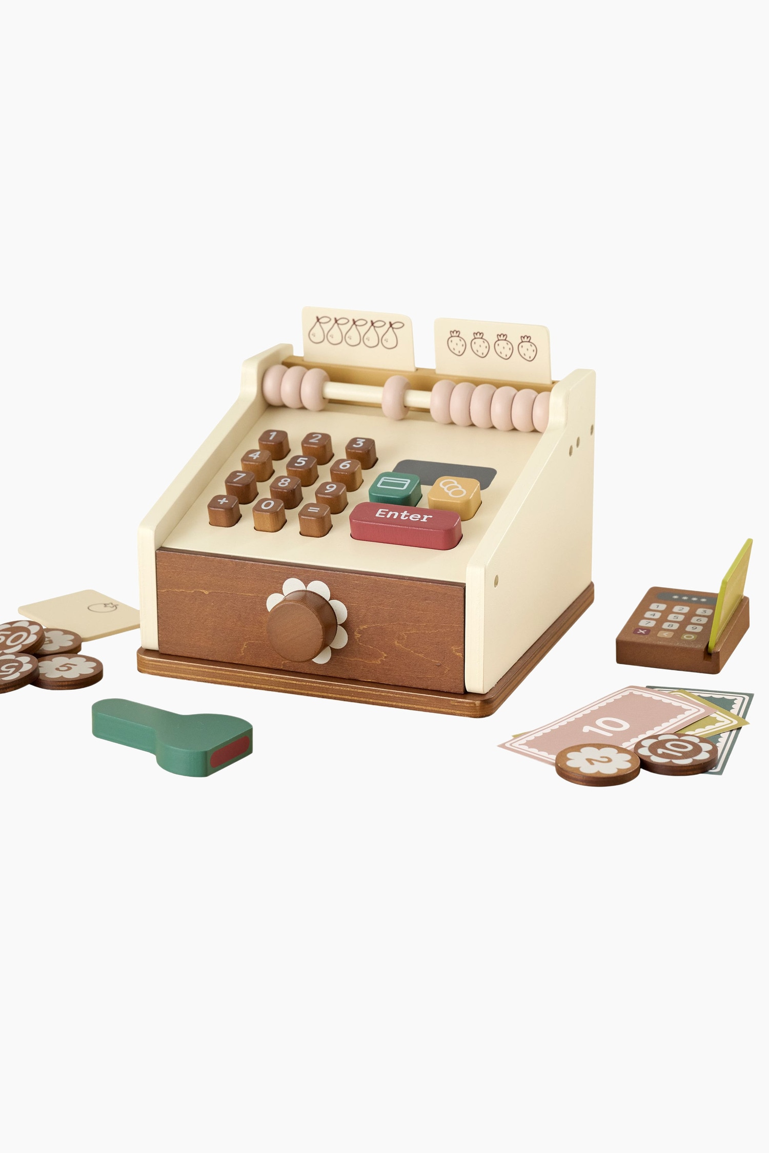 Caisse Enregistreuse - Brun/Beige