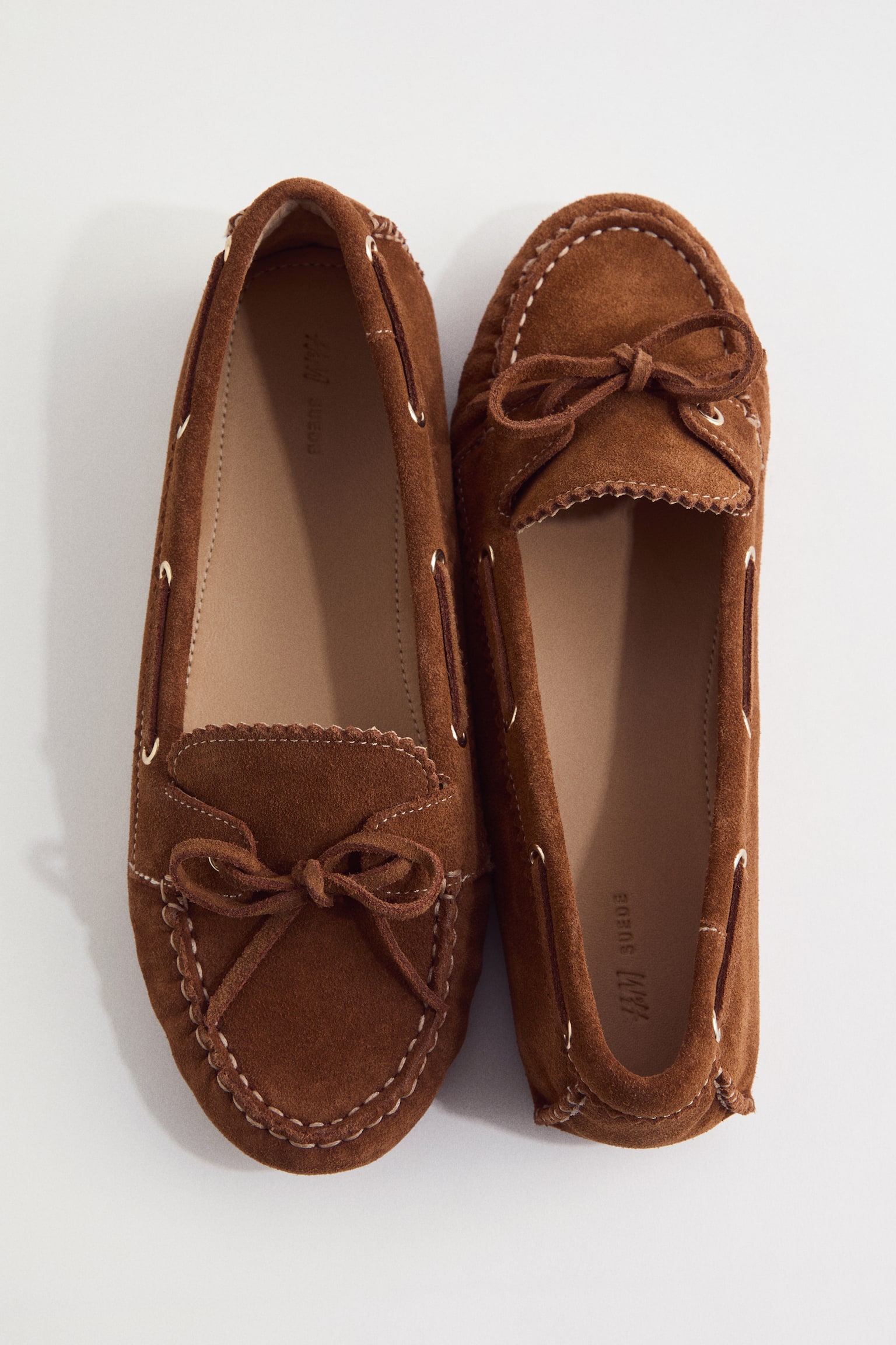 Leather deck shoes - Brown - 1