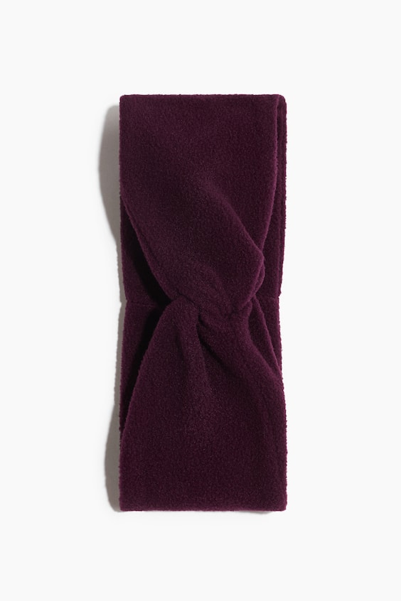 Детские аксессуары для волос H&M Move Fleece Sports Headband, цвет: Сиреневый сливовый