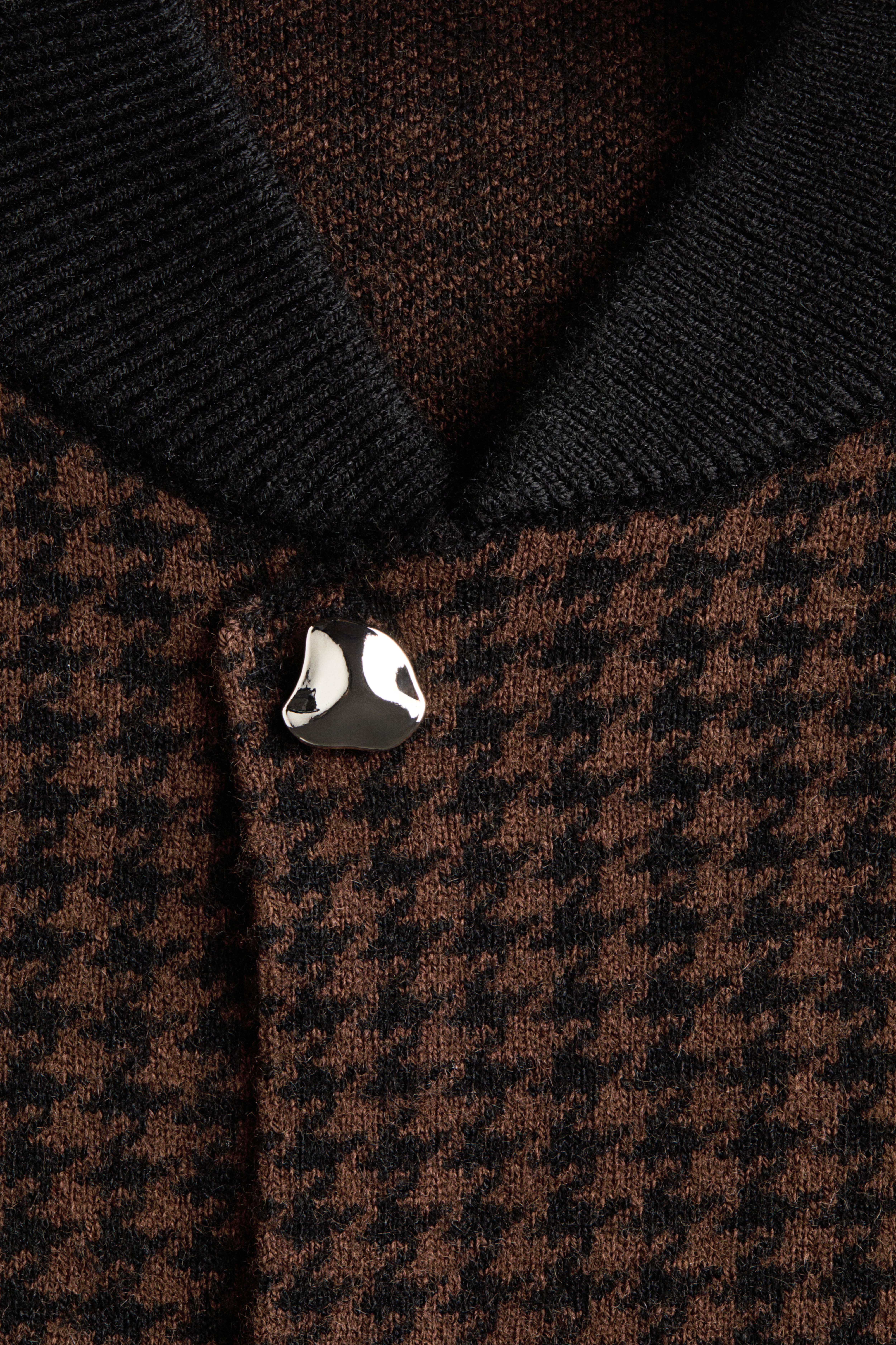 Shoulder-Pad Cardigan