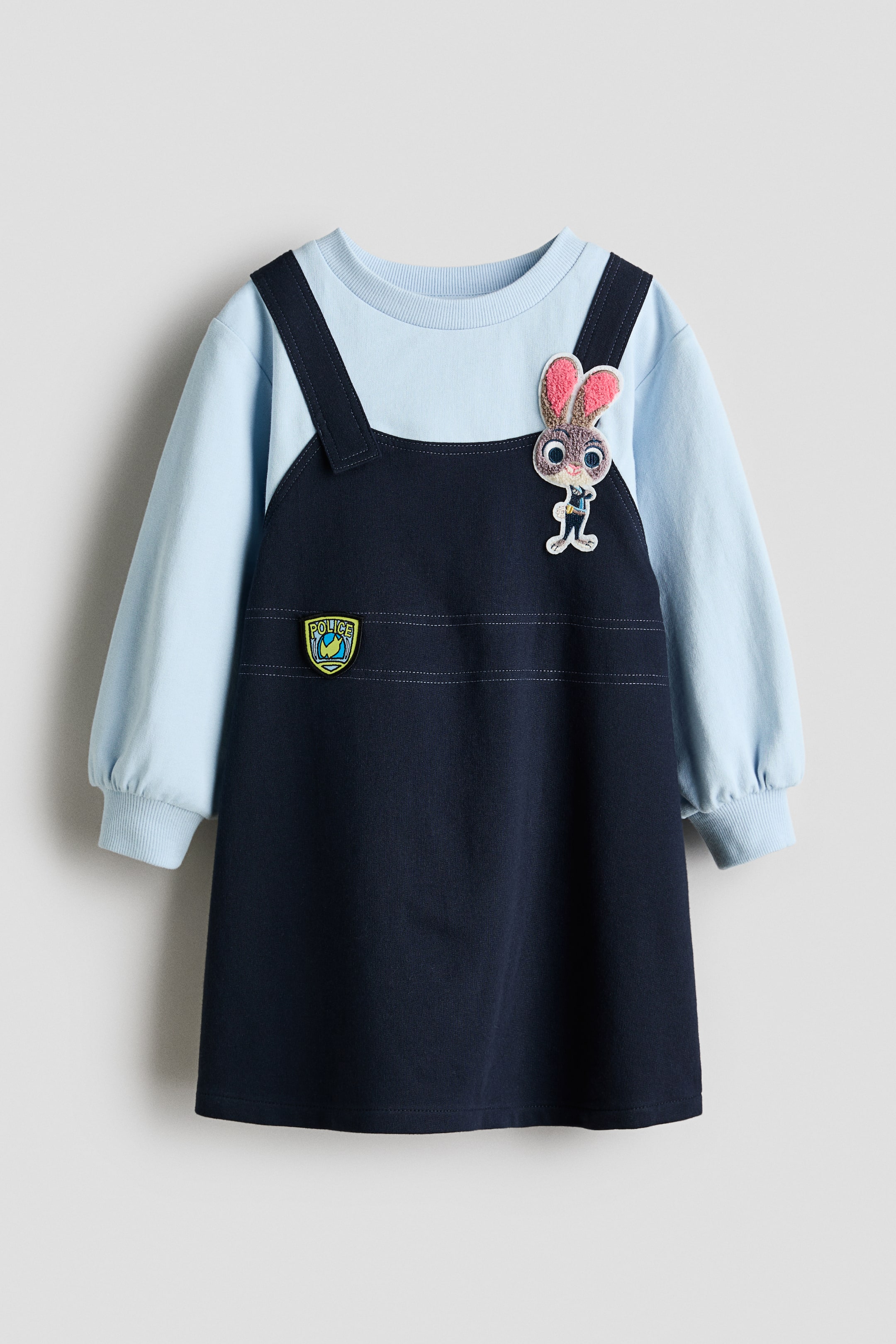 拡大画像を表示: スウェットワンピース - ネイビーブルー／ズートピア - Kids | H&M JP 5