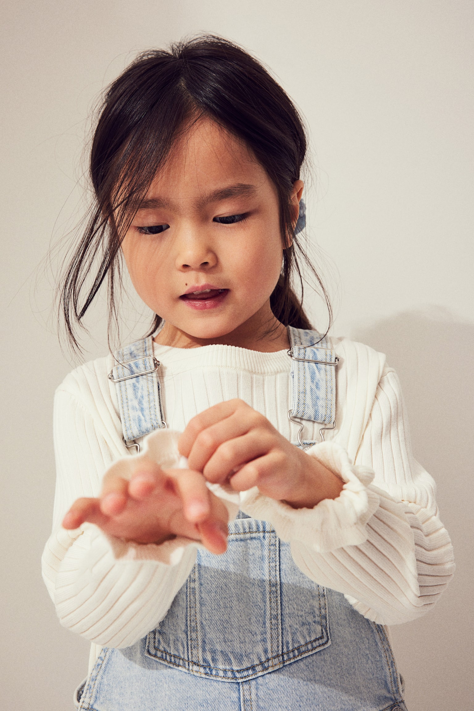 Denim dungarees - Light denim blue/Light denim blue/Denim blue - 3