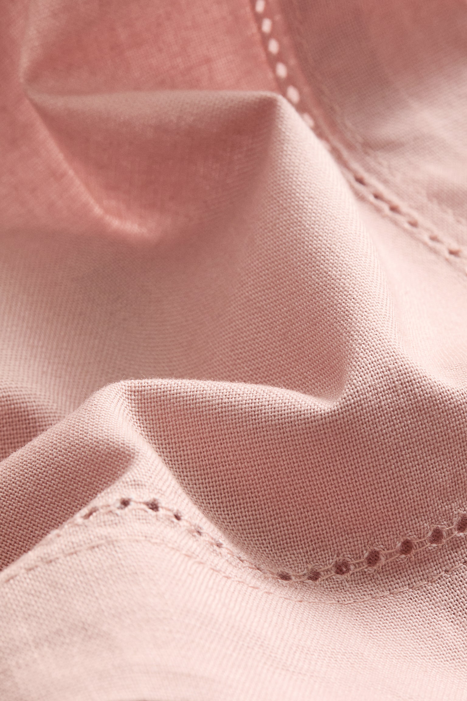 Cotton tablecloth - Light dusty pink/Sage green/Light beige/White - 4