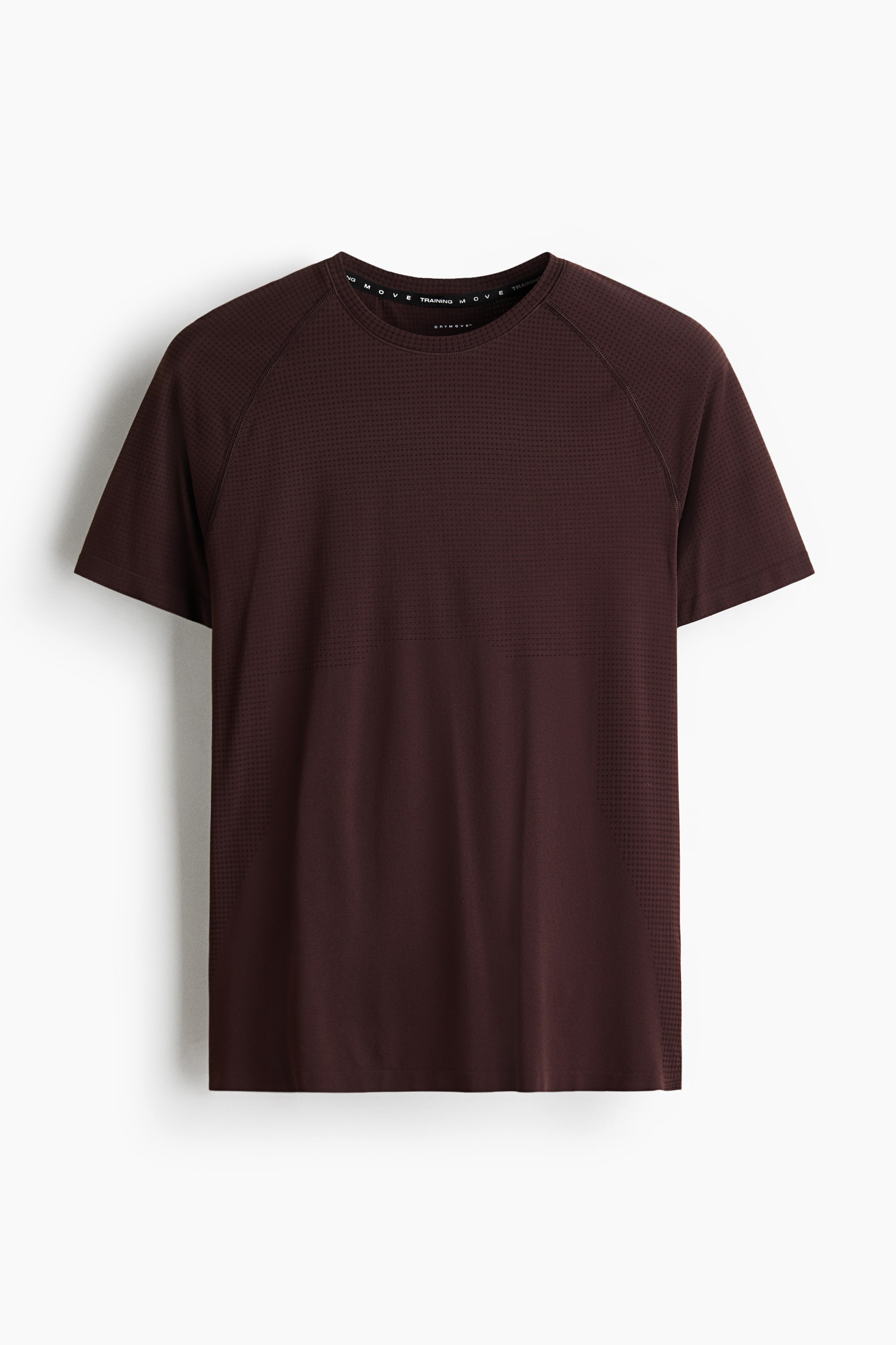 View larger image: Muscle Fit Sports T-shirt with DryMove™ - Dark brown - Men | H&M IN 1