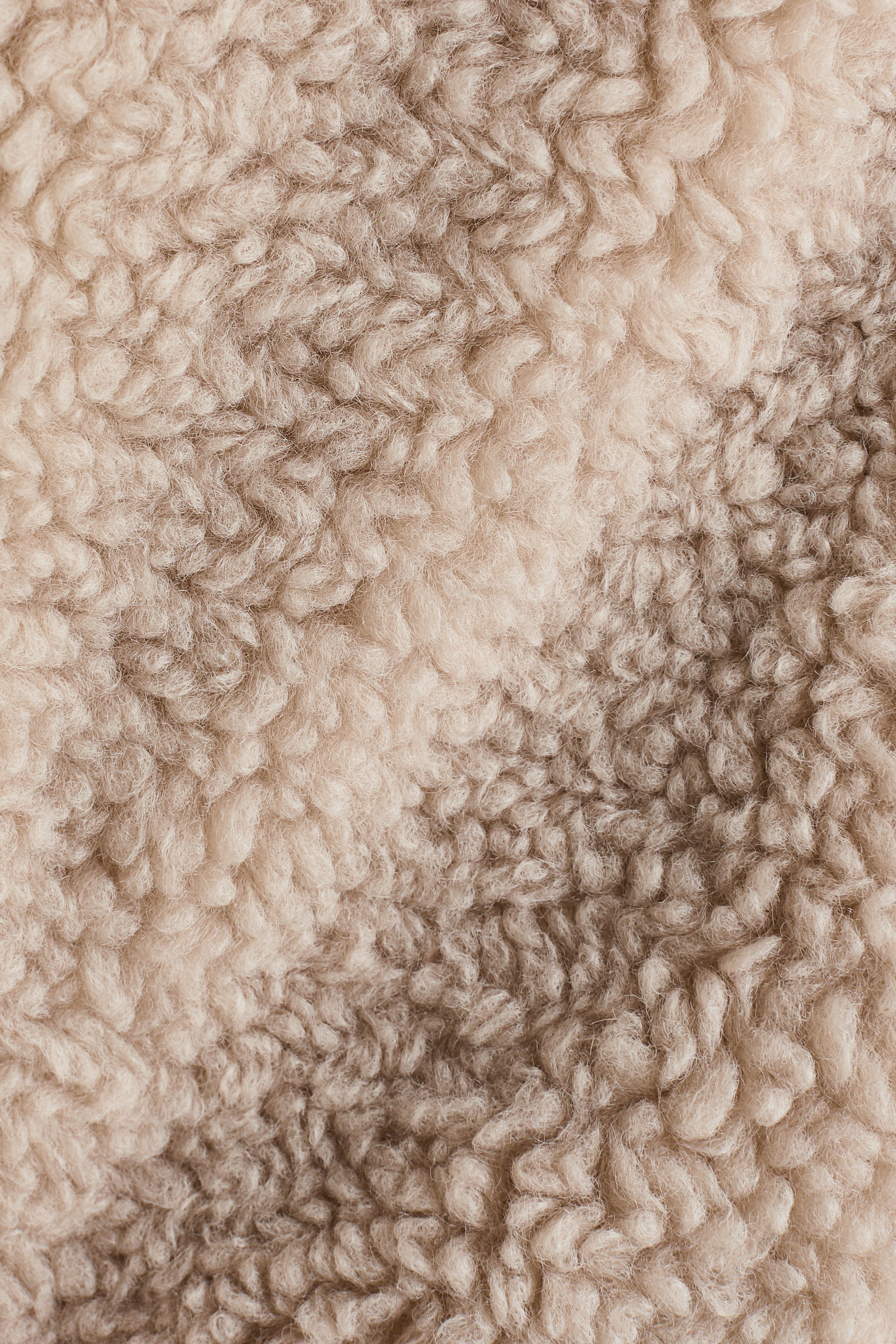Appliquéd Teddy Fleece Jacket