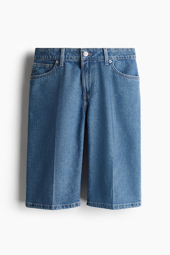 Regular Bermuda Denim Shorts - Denim blue/Washed black/Light denim blue/Dark denim blue - 1