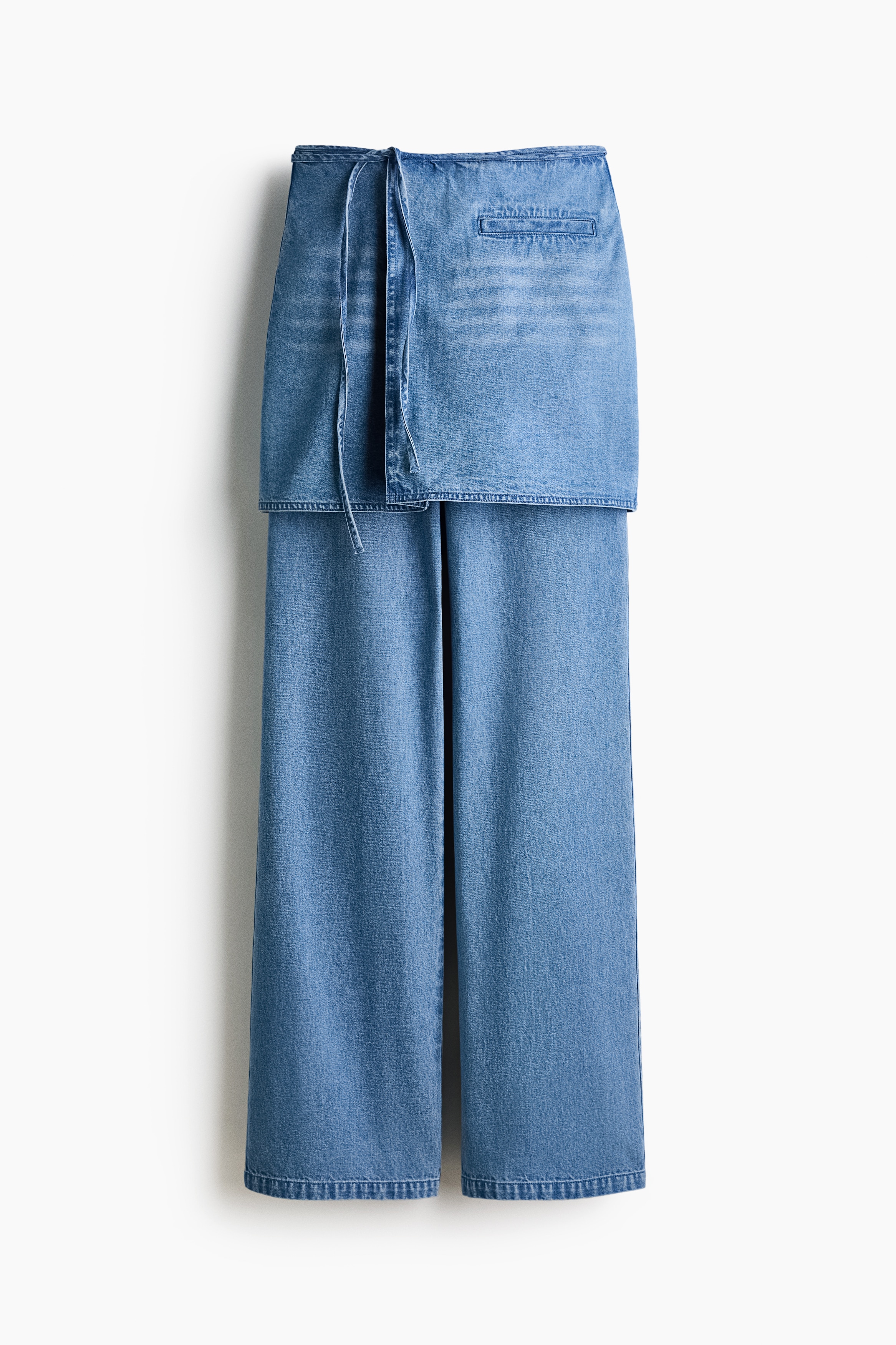 Chân váy kèm quần dài - Màu xanh denim nhạt/Màu xanh denim/Màu đen