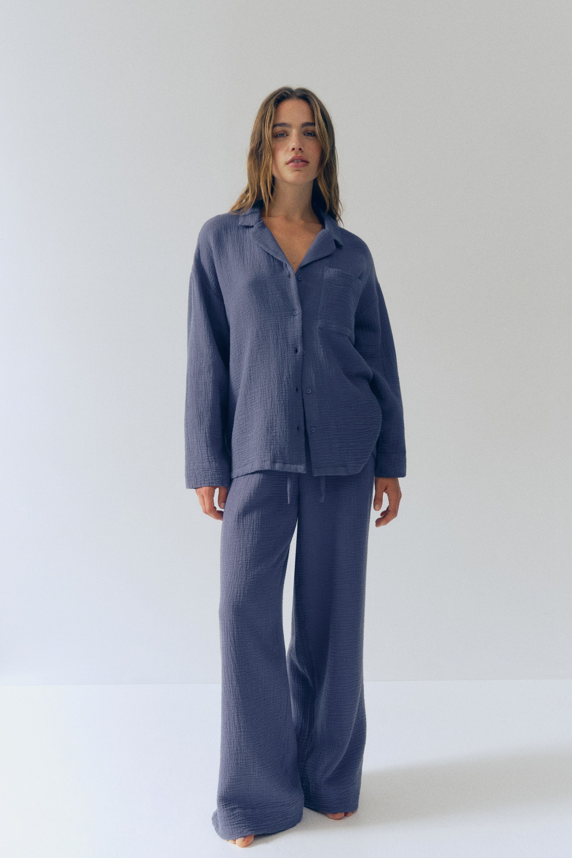 Pyjama en mousseline de coton