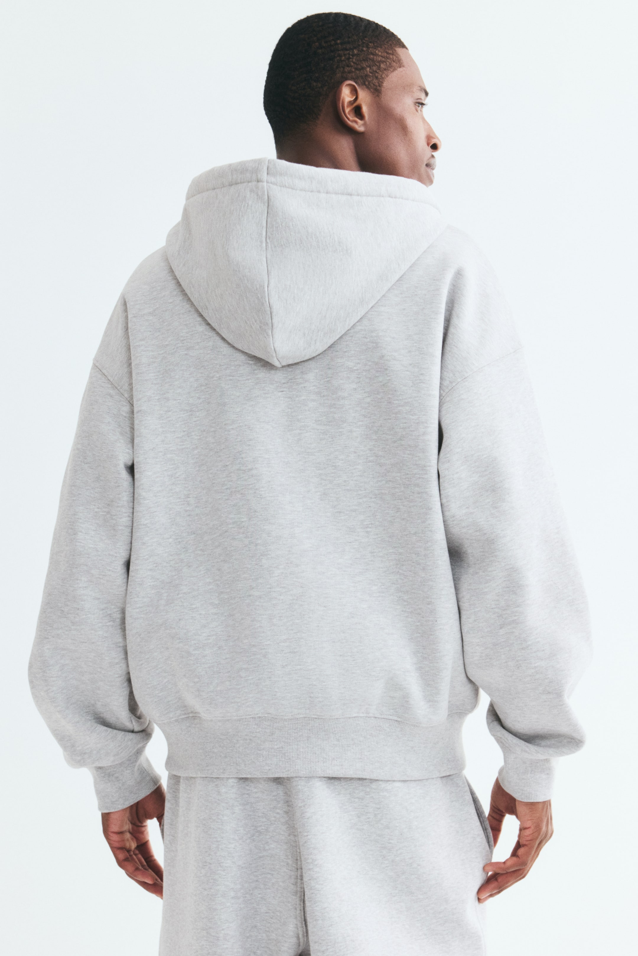 Oversized-Fit Hooded Jacket