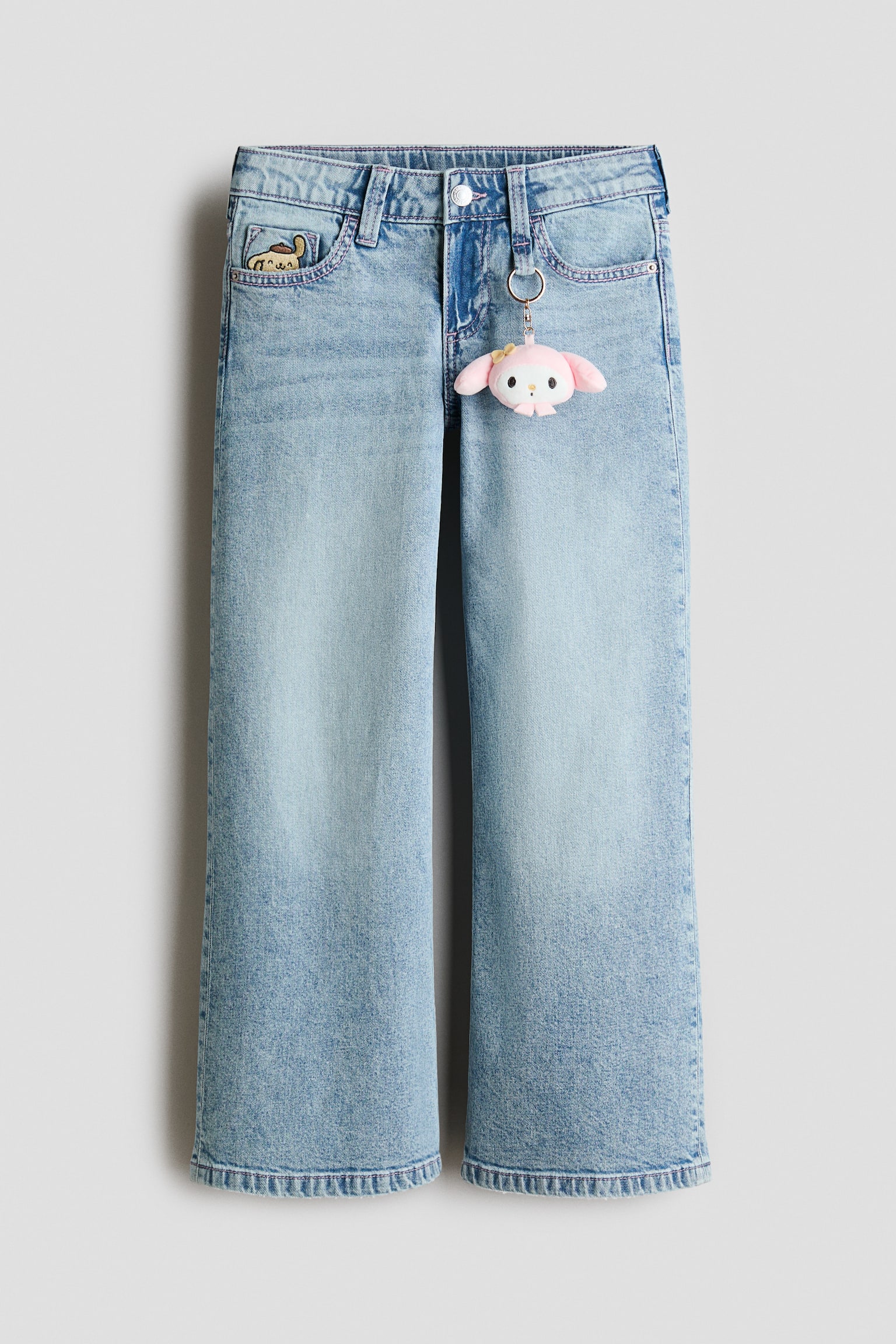 Loose Fit Jeans - Denim blue/My Melody/Light denim blue/Hello Kitty - 1