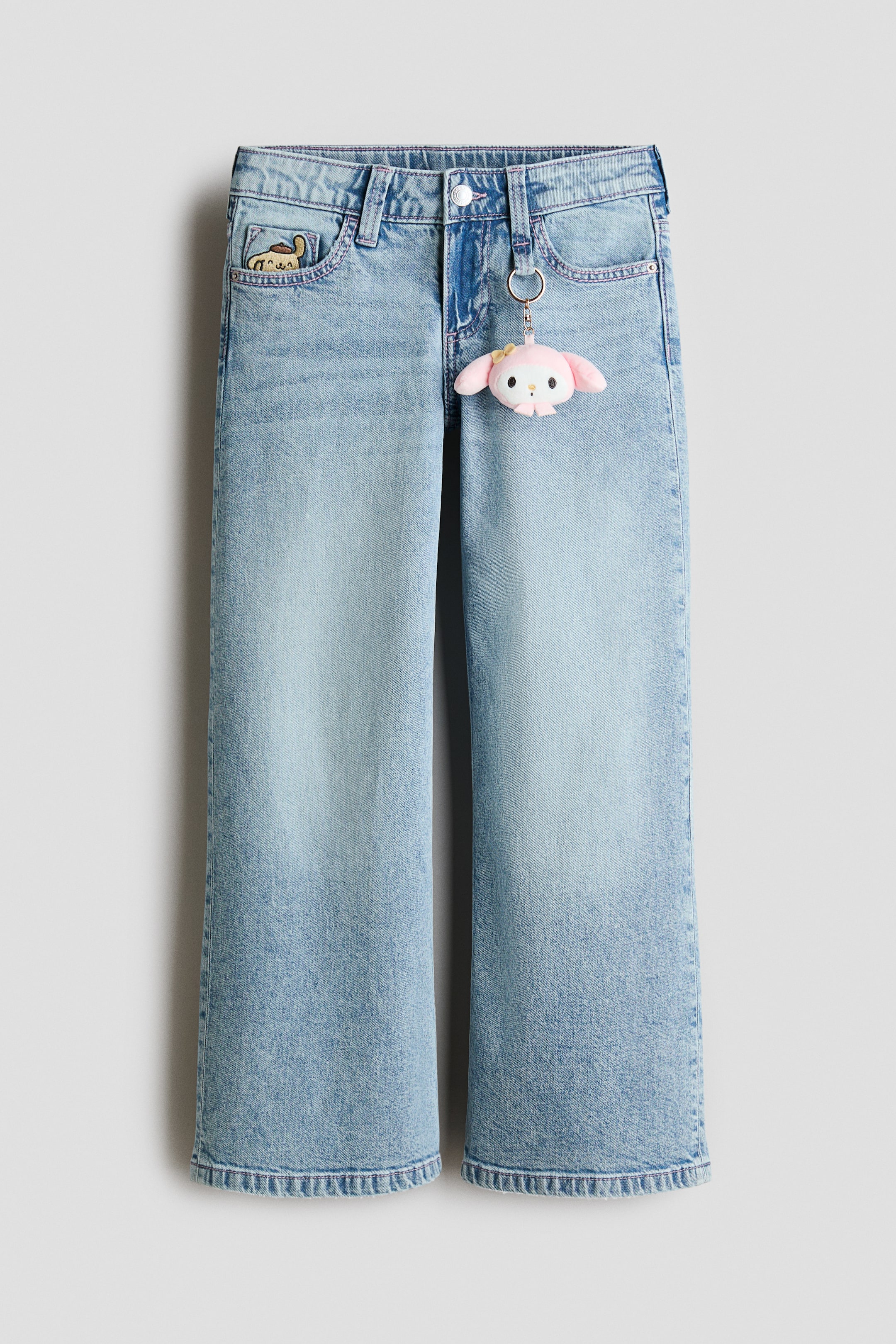 View larger image: Loose Fit Jeans - Denim blue/My Melody - Kids | H&M IN 4