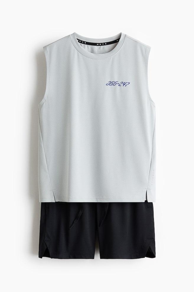 2-Piece Sports Set with DryMove™ - Light gray/365-247/Dark blue/Dark green - 1