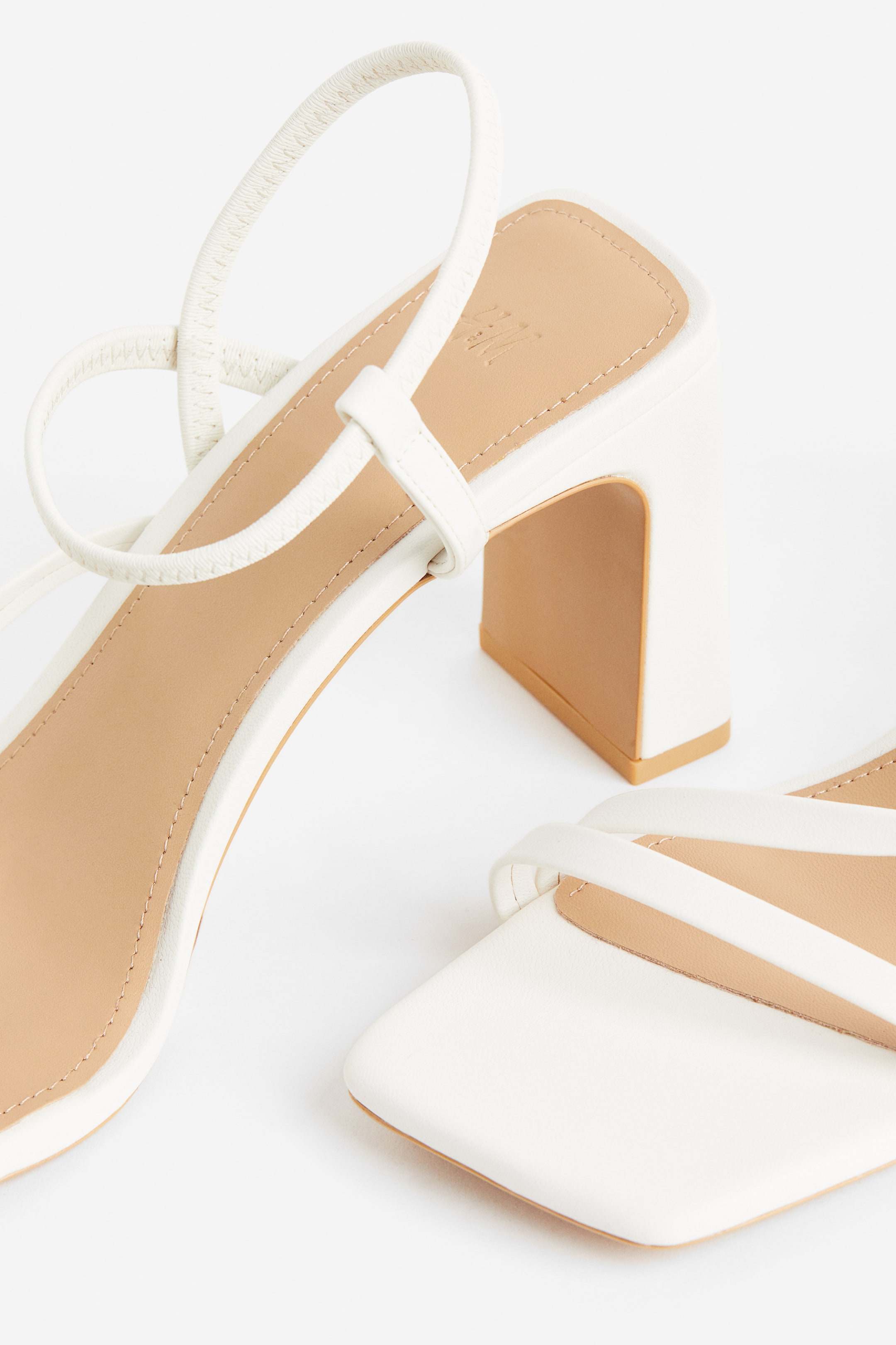 Heeled sandals - High heel - White - Ladies | H&M GB