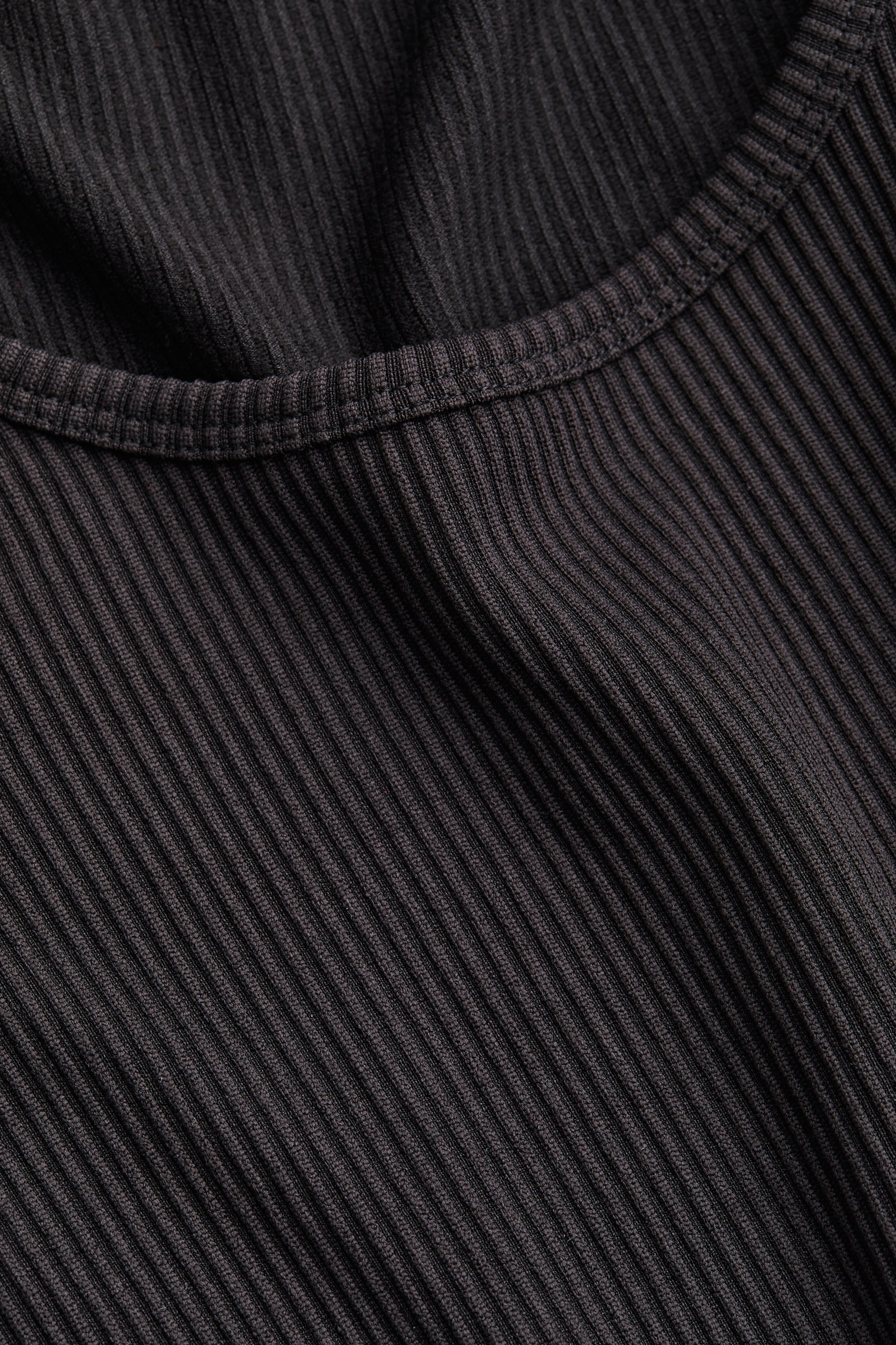 View larger image: Ribbed jersey top - Black - Ladies | H&M IN 2