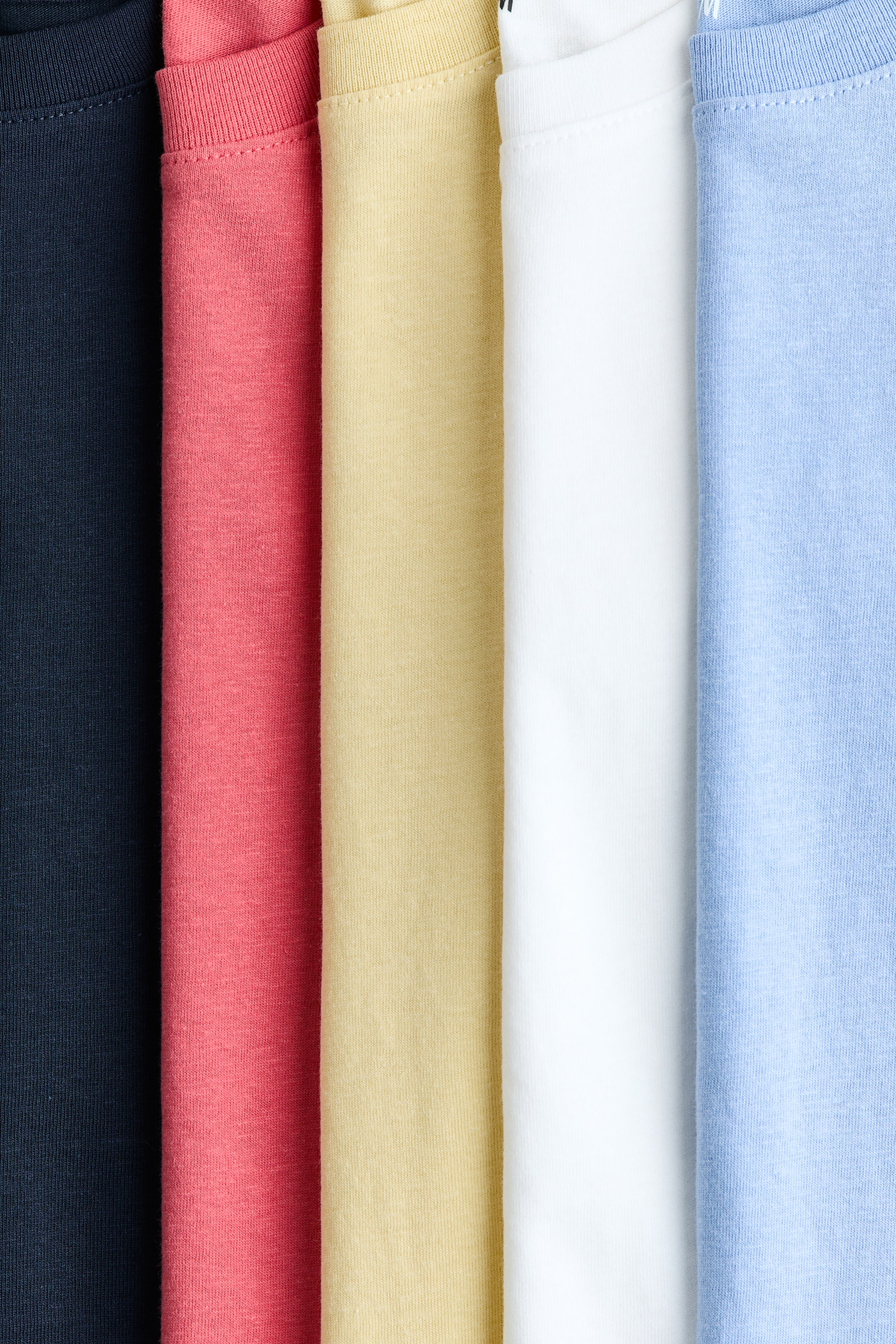Lot de 5 T-shirts en coton