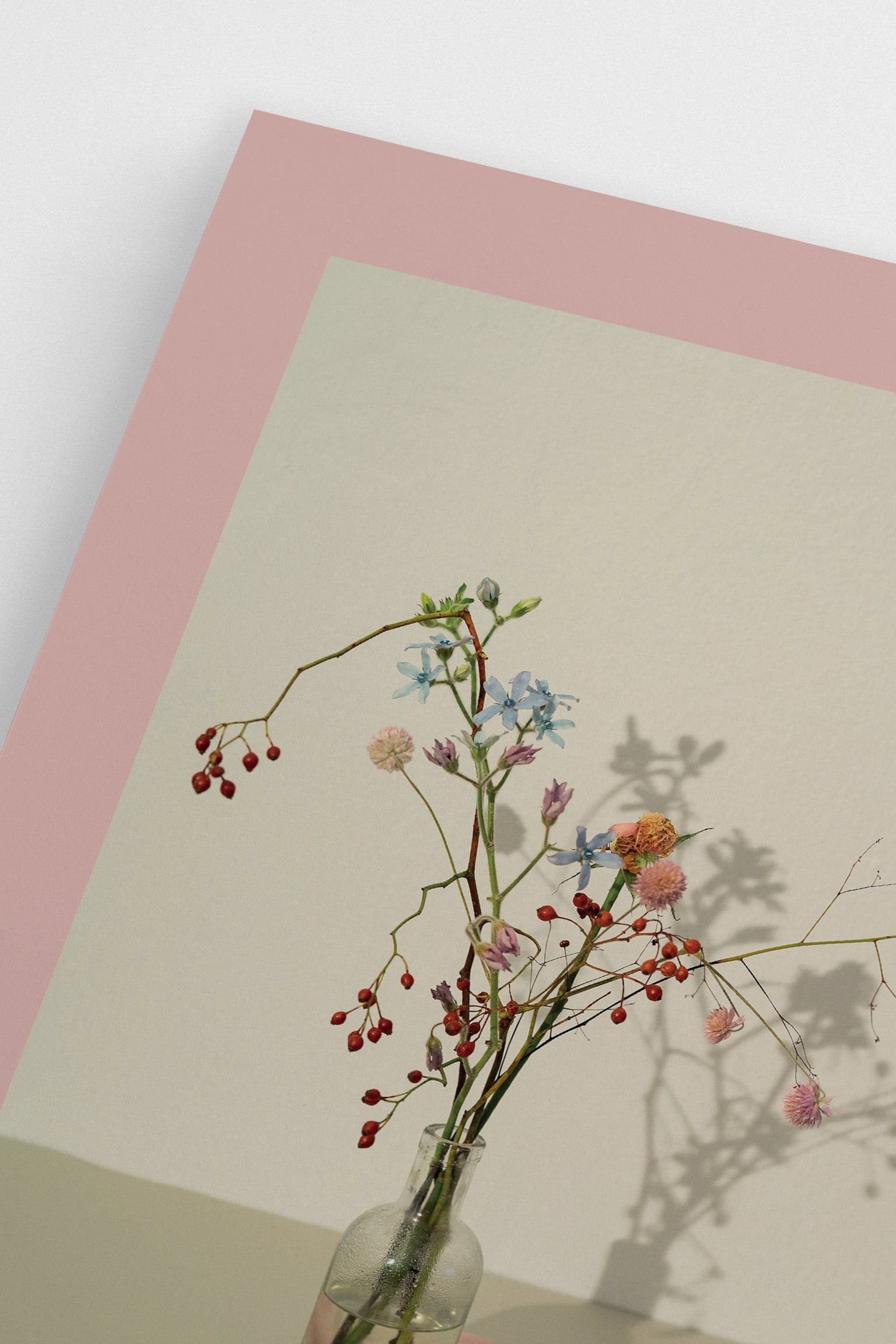 Bouquet De Fleurs Poster - Pink/green - 2