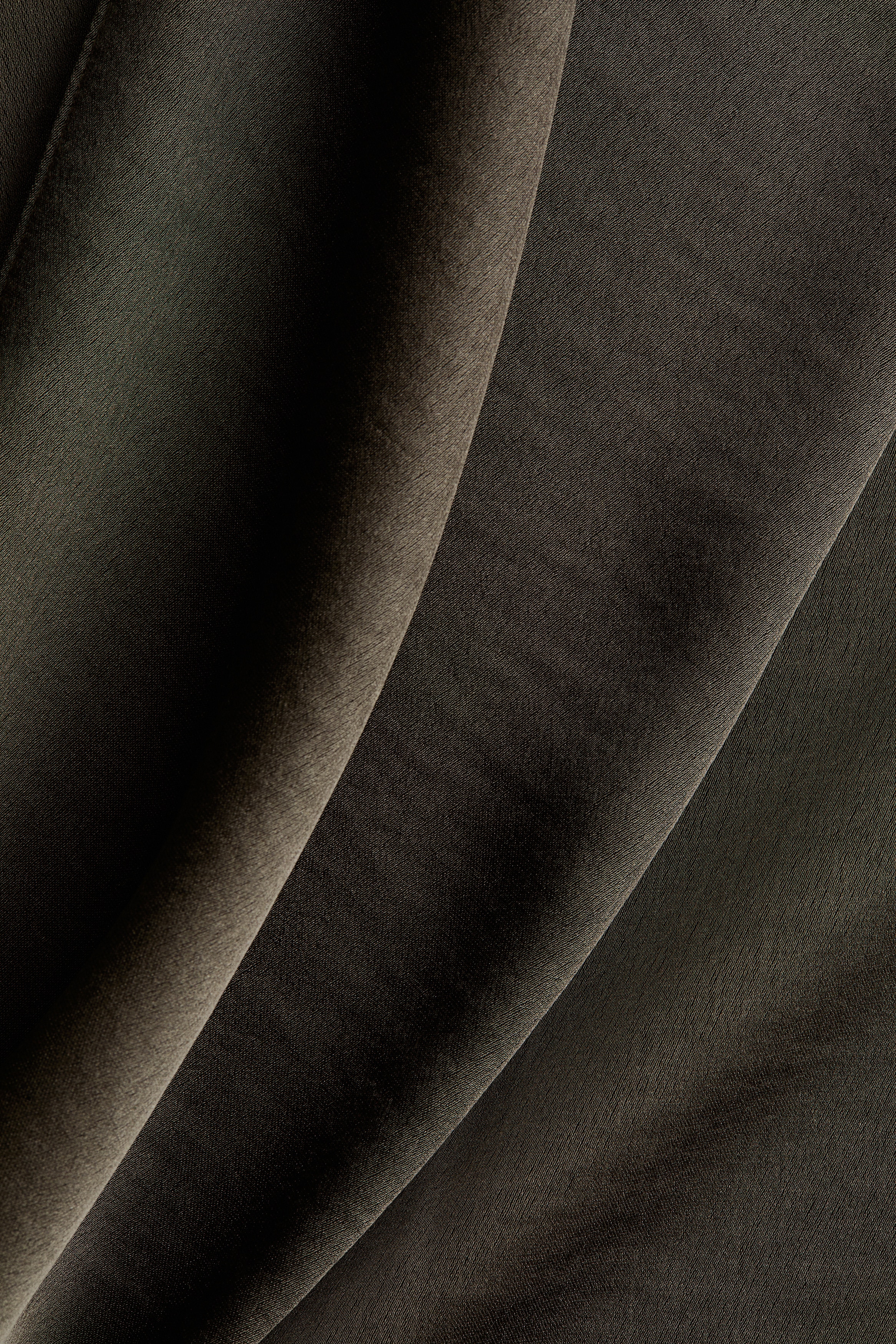 Long satin dress