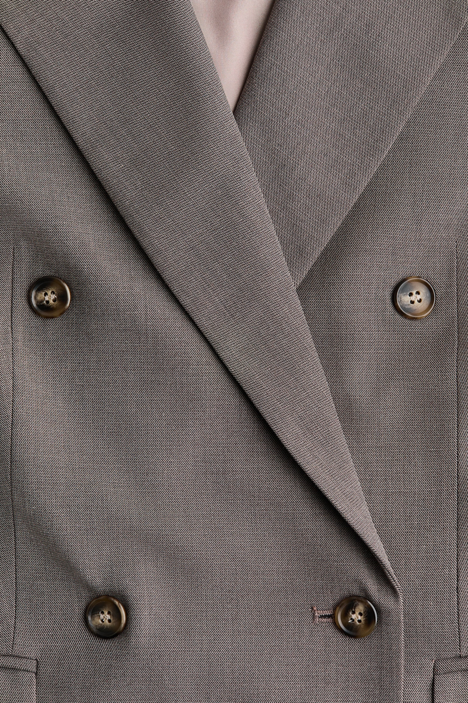 ダブルブレストブレザー - ダークモール - 4