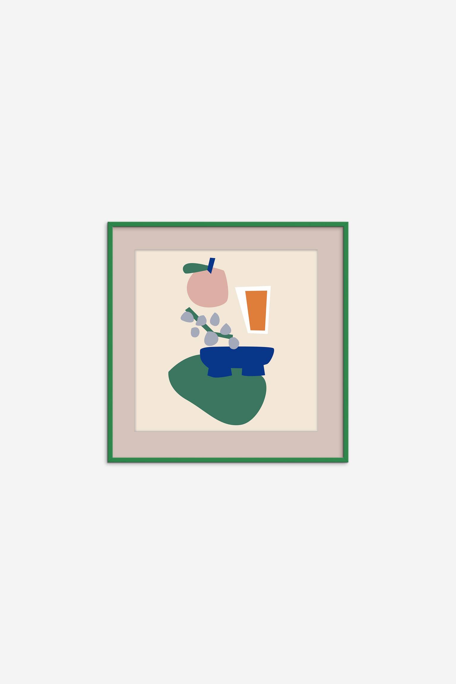Helena Ravenne - Morning - Square (framed) - Flerfärgad - 1