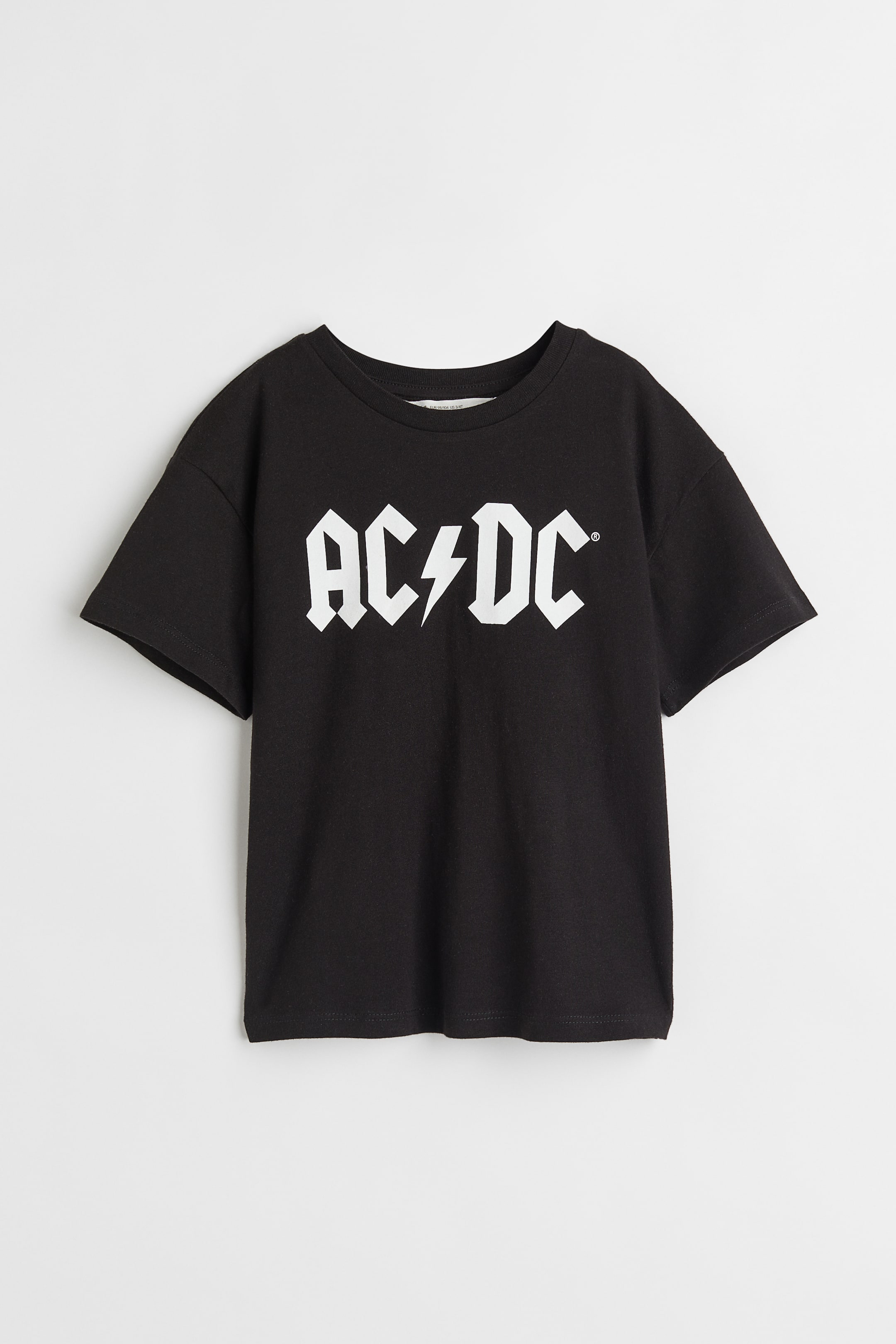 查看大圖: 圖案T恤 - 黑色/AC/DC - Kids | H&M 1