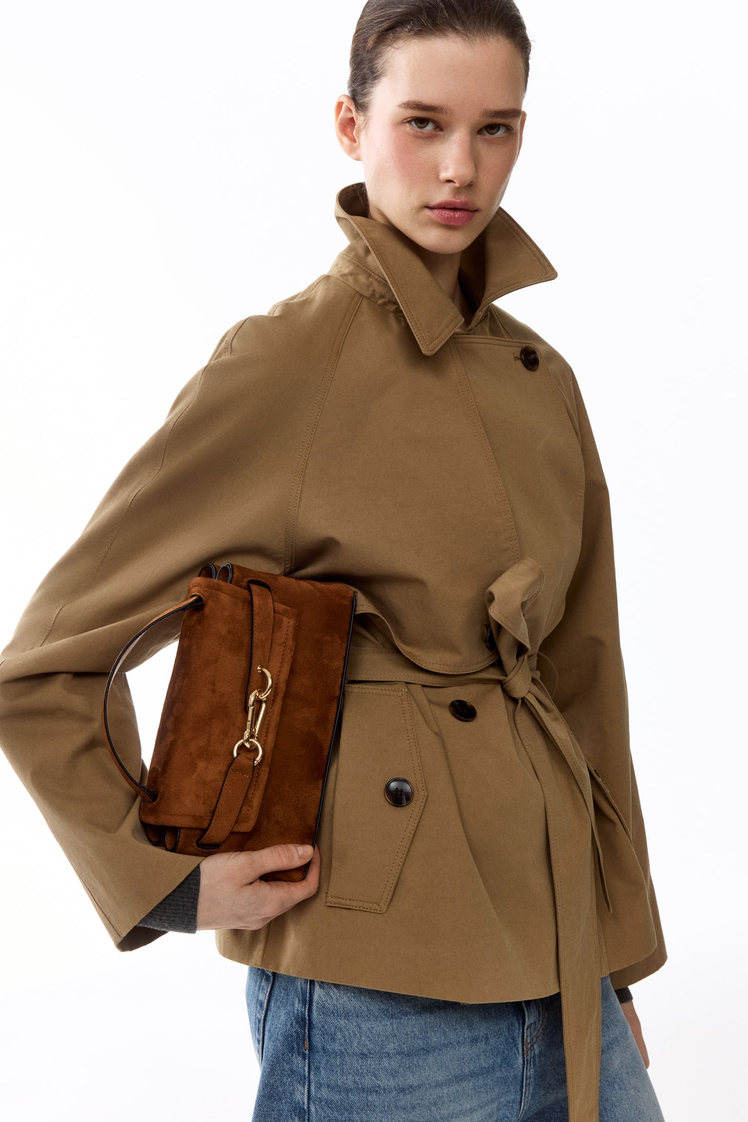 Crossbody bag - Brown/Grey - 5