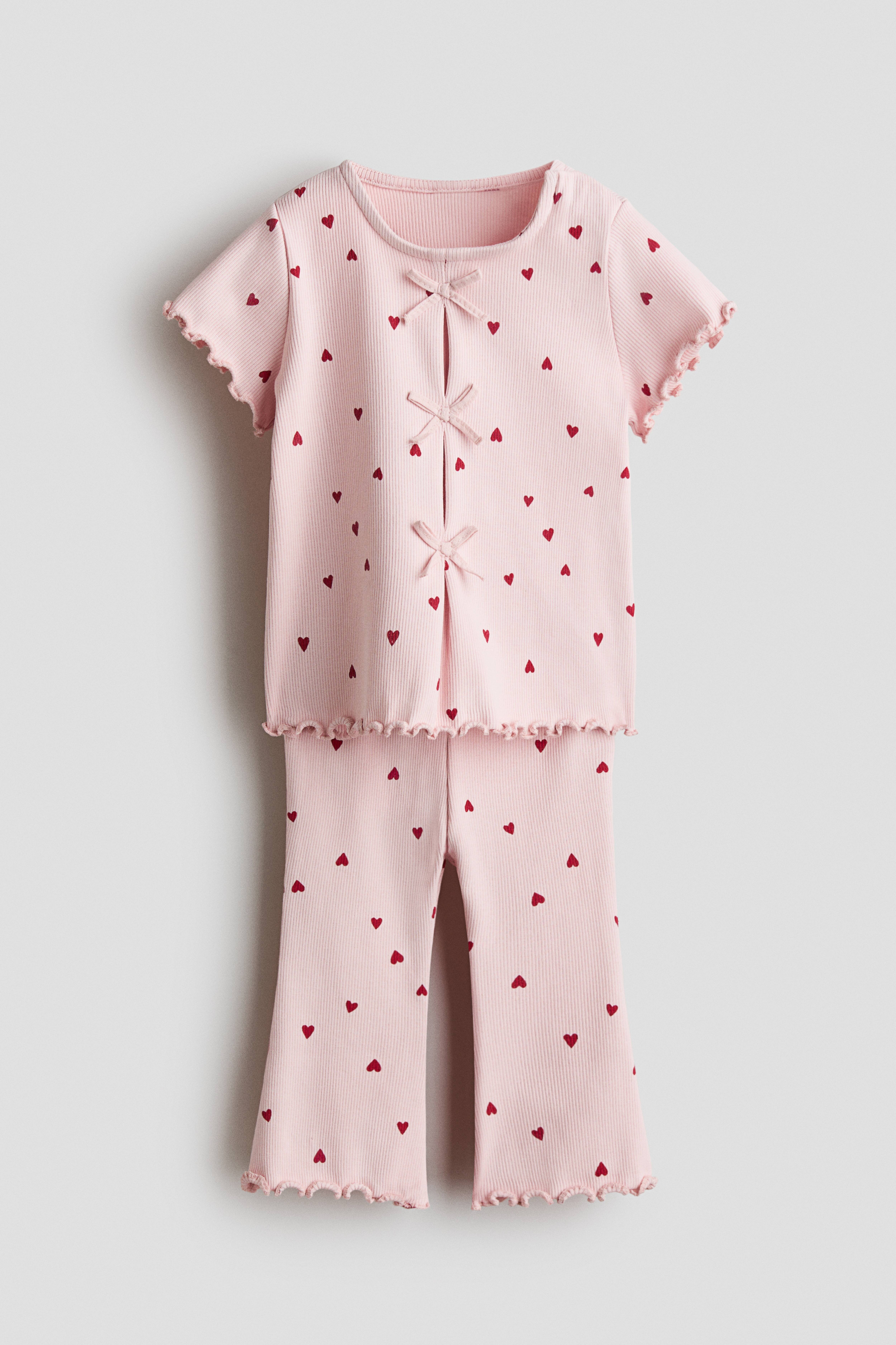 2-Piece Ribbed Cotton Set