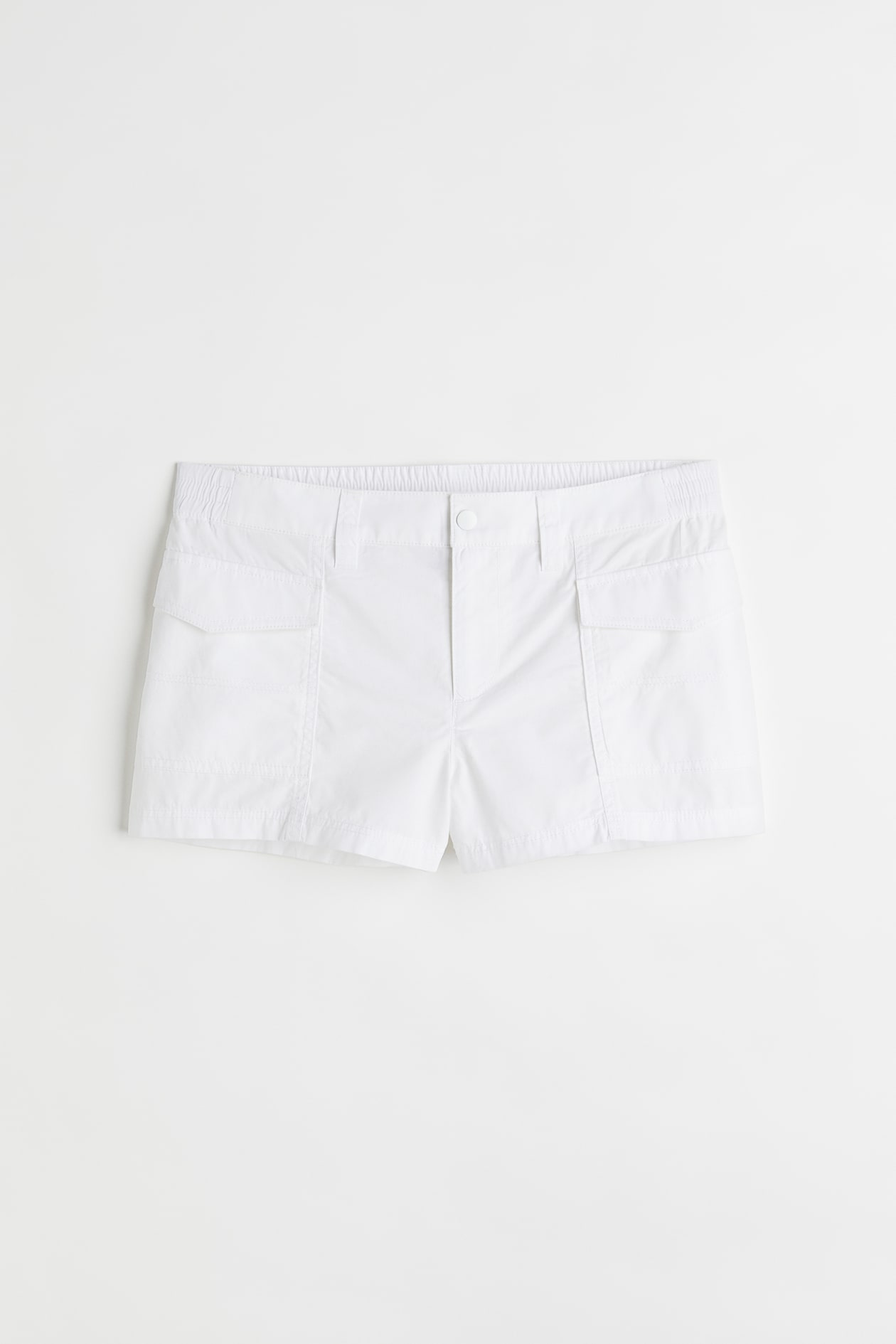 Short cargo shorts White Ladies H&M