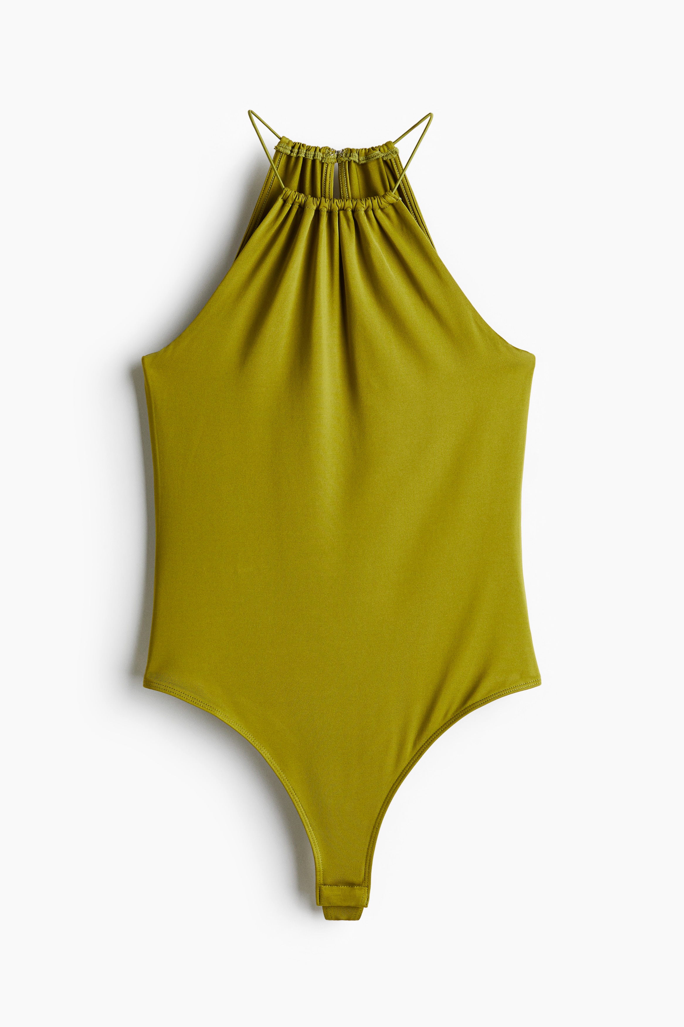 Women's Olive green Drawstring-Detail Bodysuit | H&M US