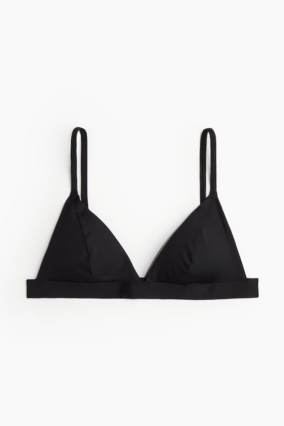 Верх бикини, уплотнённая чашка, треугольные чашки — H&M