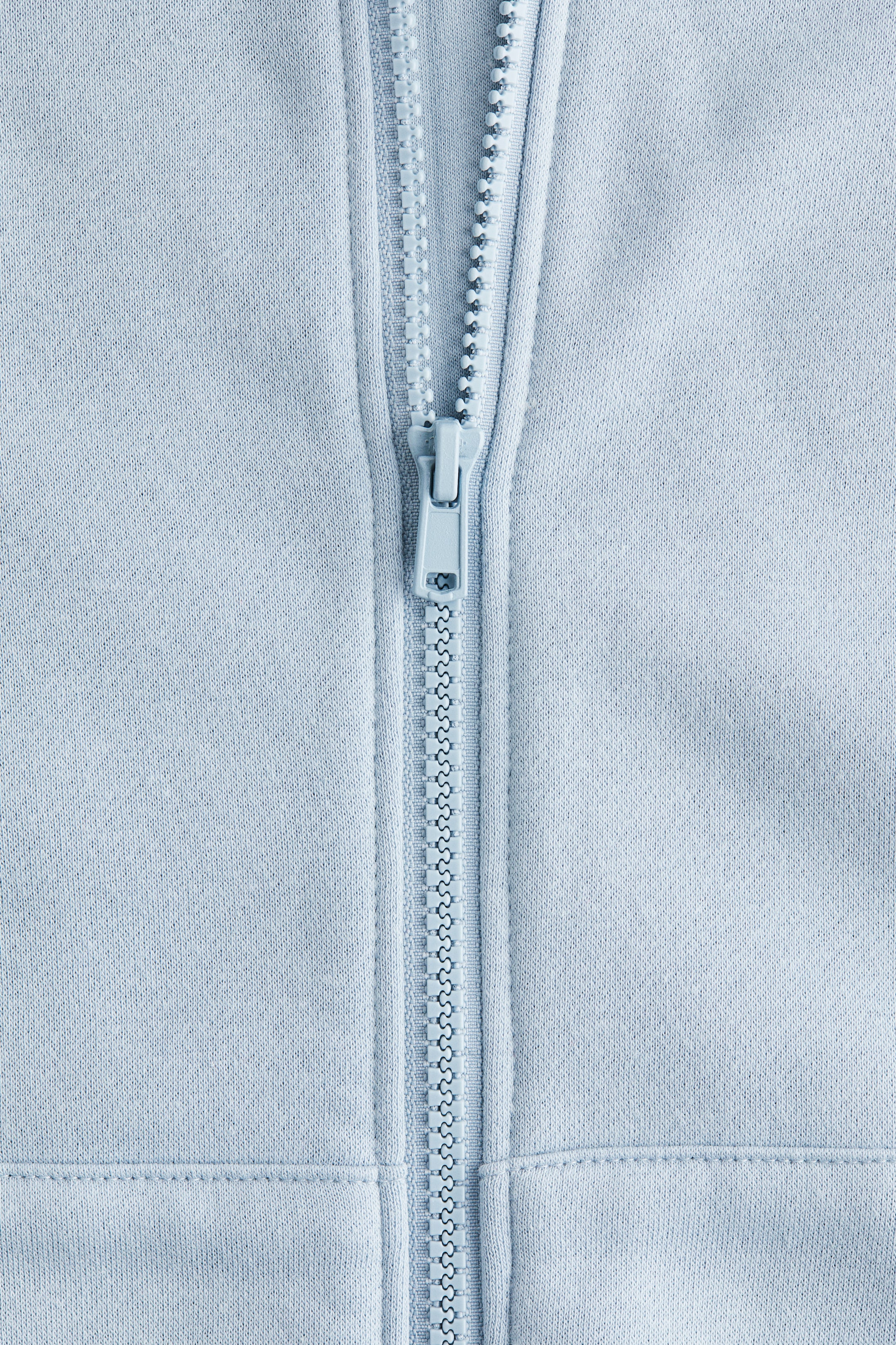 View larger image: Zip-through hoodie - Light blue - Kids | H&M SG 2