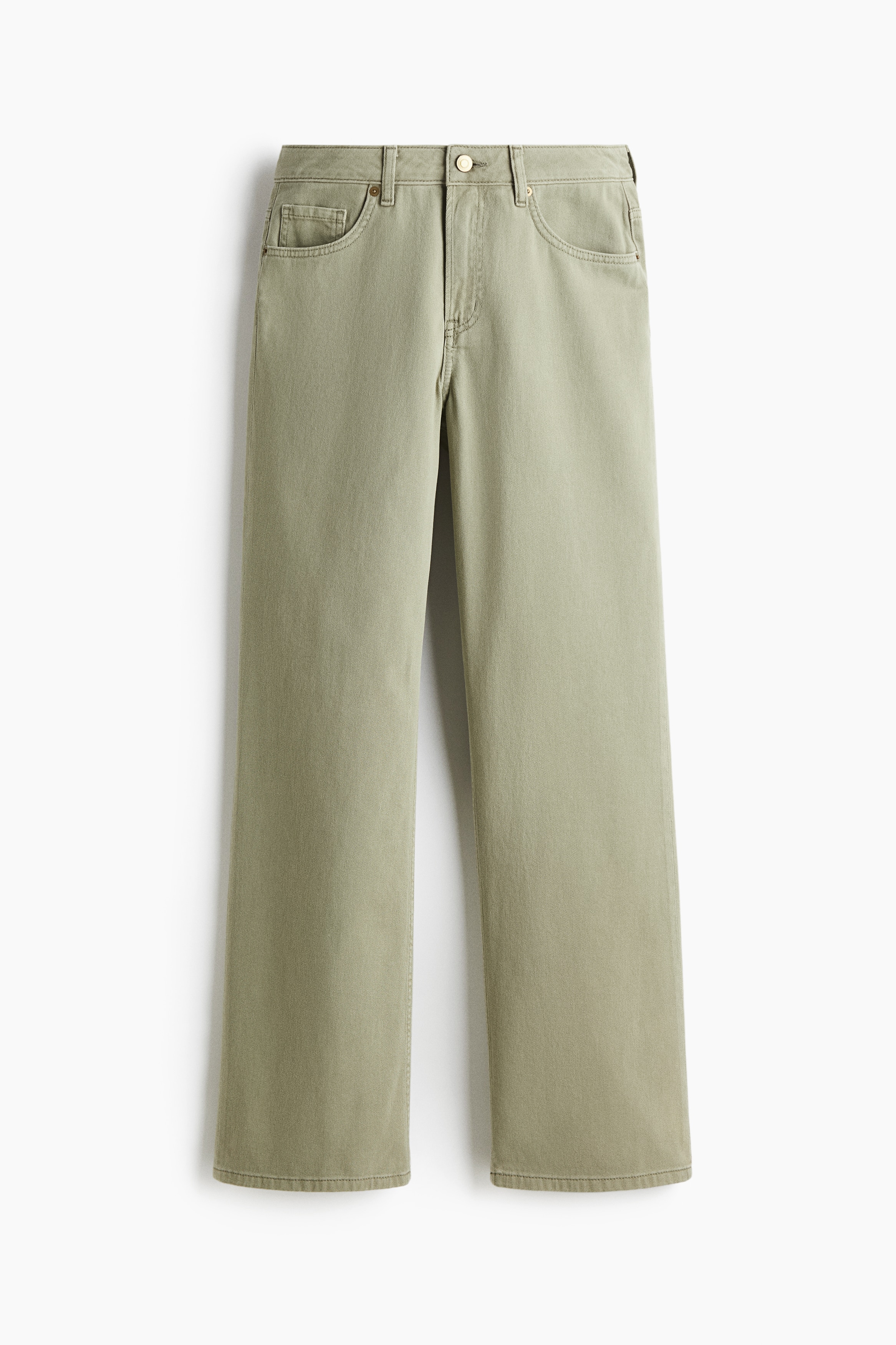 Wide High Jeans - Light khaki green/Grey/Light denim blue/Dark denim blue/Light denim blue/Black/Dark denim blue/Denim blue/Black/Dark denim blue/Pinstripe/Black/Denim blue/Denim blue/Grey/Denim grey/Denim blue/Stripe/White