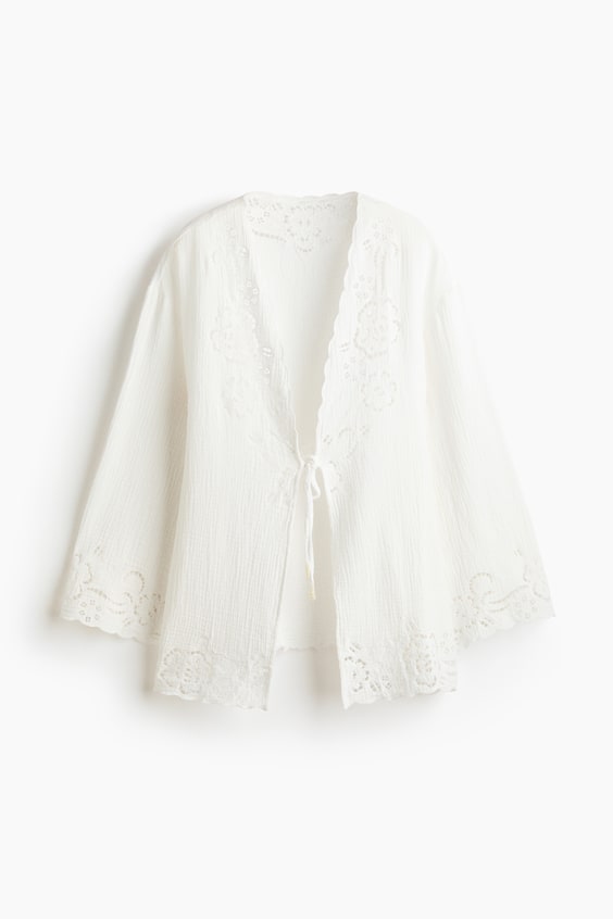 Женские платья H&M Cotton Muslin Beach Kaftan