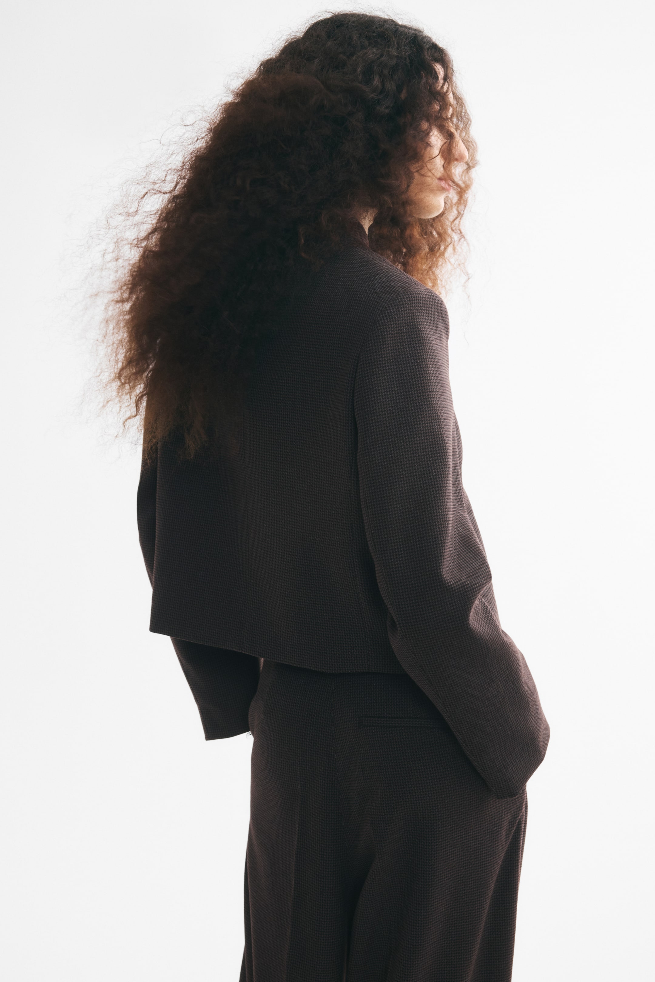Oversized Single-Breasted Jacket