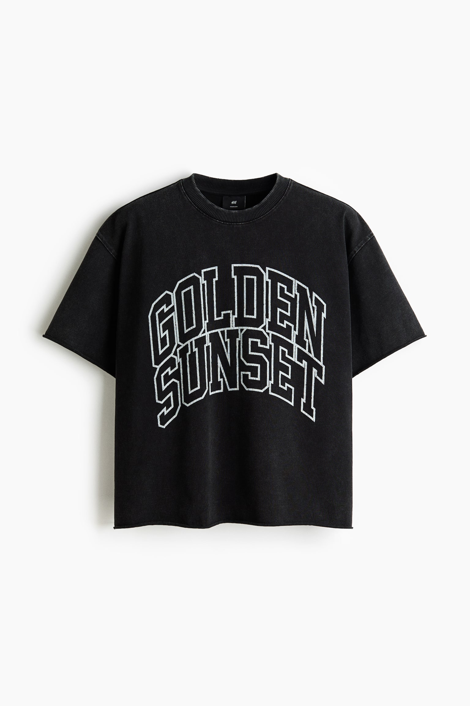 Boxy T-shirt Oversized Fit - Sort/Golden Sunset/Mørkegrå/Soho NYC/Mørkeblå/Run Wild/Klar rød/Sunset