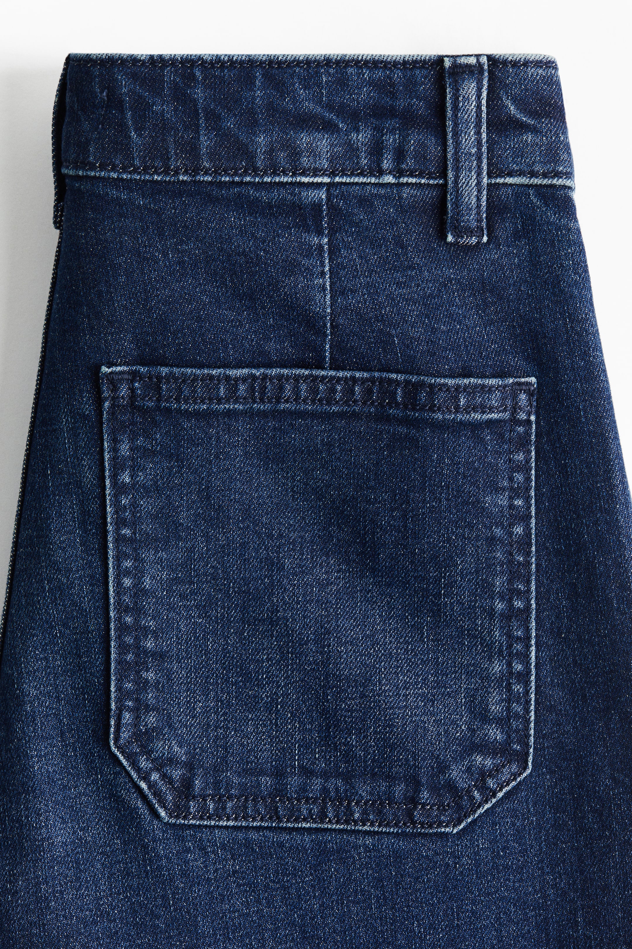 Se større billede: Wide High Jeans - Vasket denimblå - DAME | H&M DK 6