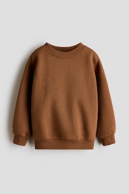 Sweatshirt med borstad insida