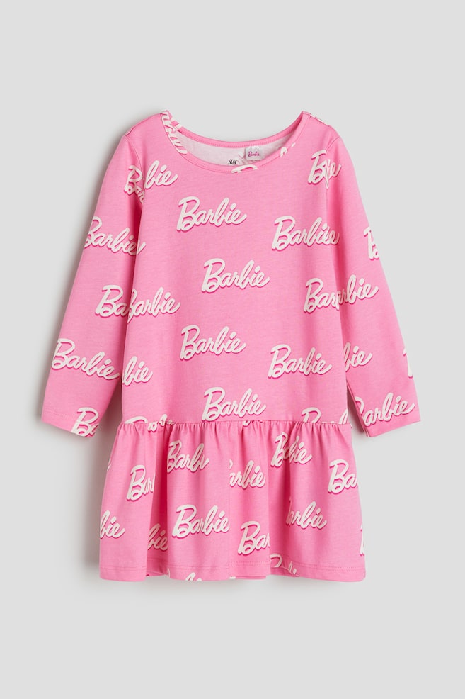 Patterned cotton dress - Pink/Barbie/Pink/SmileyWorld®/Light pink/Minnie Mouse/Light pink/Cinderella/dc/dc/dc/dc - 1