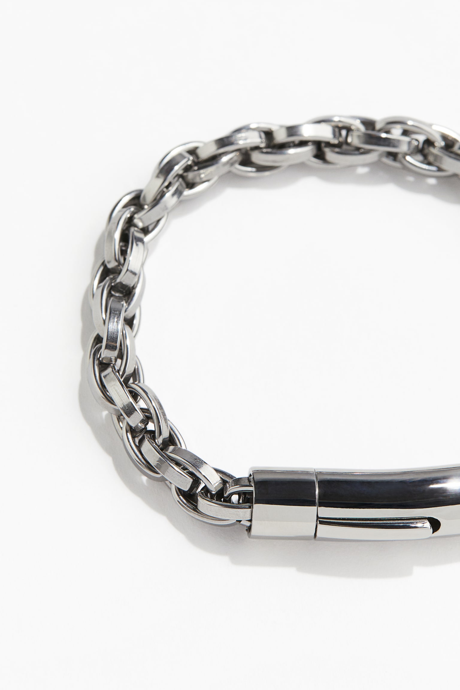 Chunky bracelet - Silver-coloured - 2