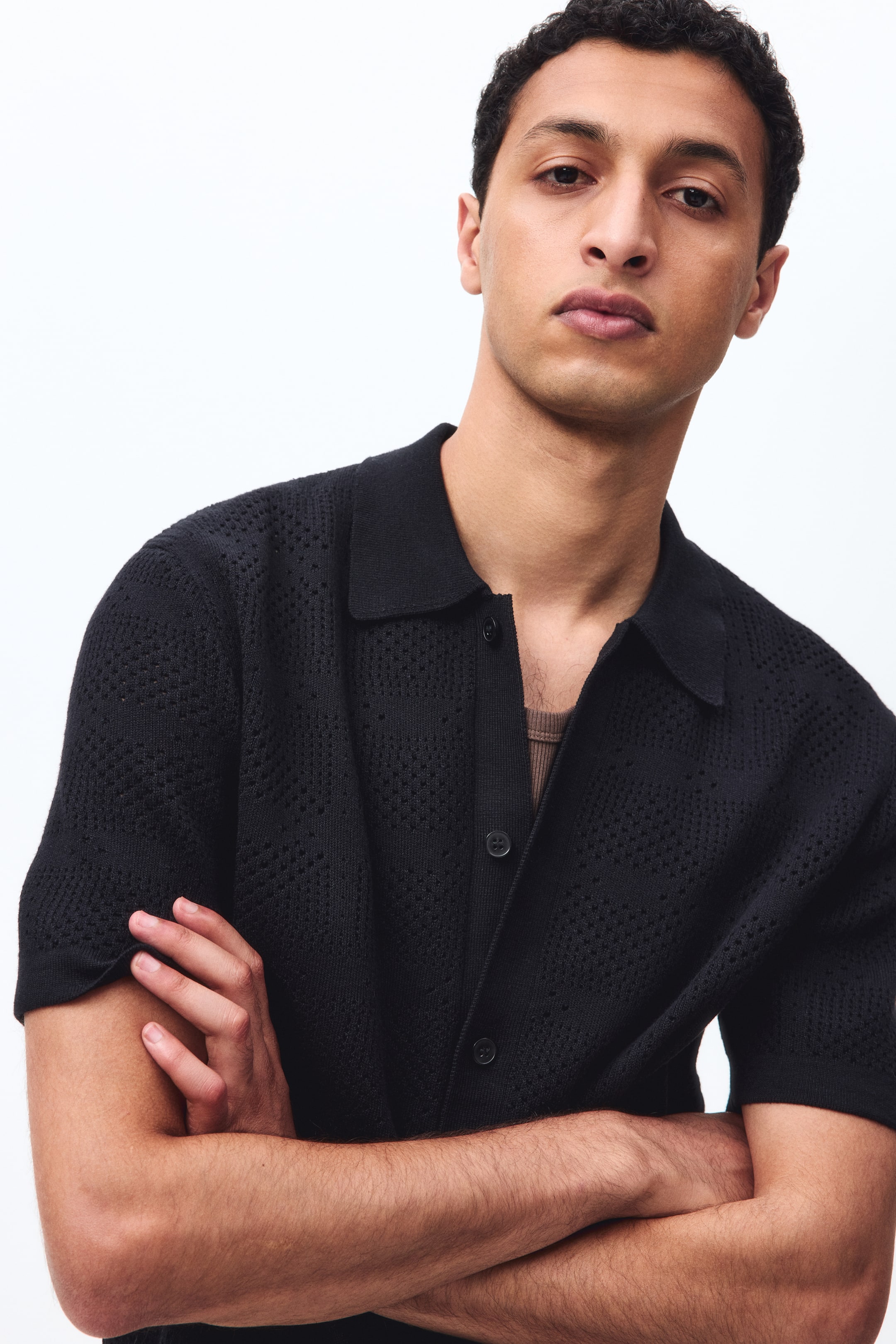Regular-Fit Knit Shirt