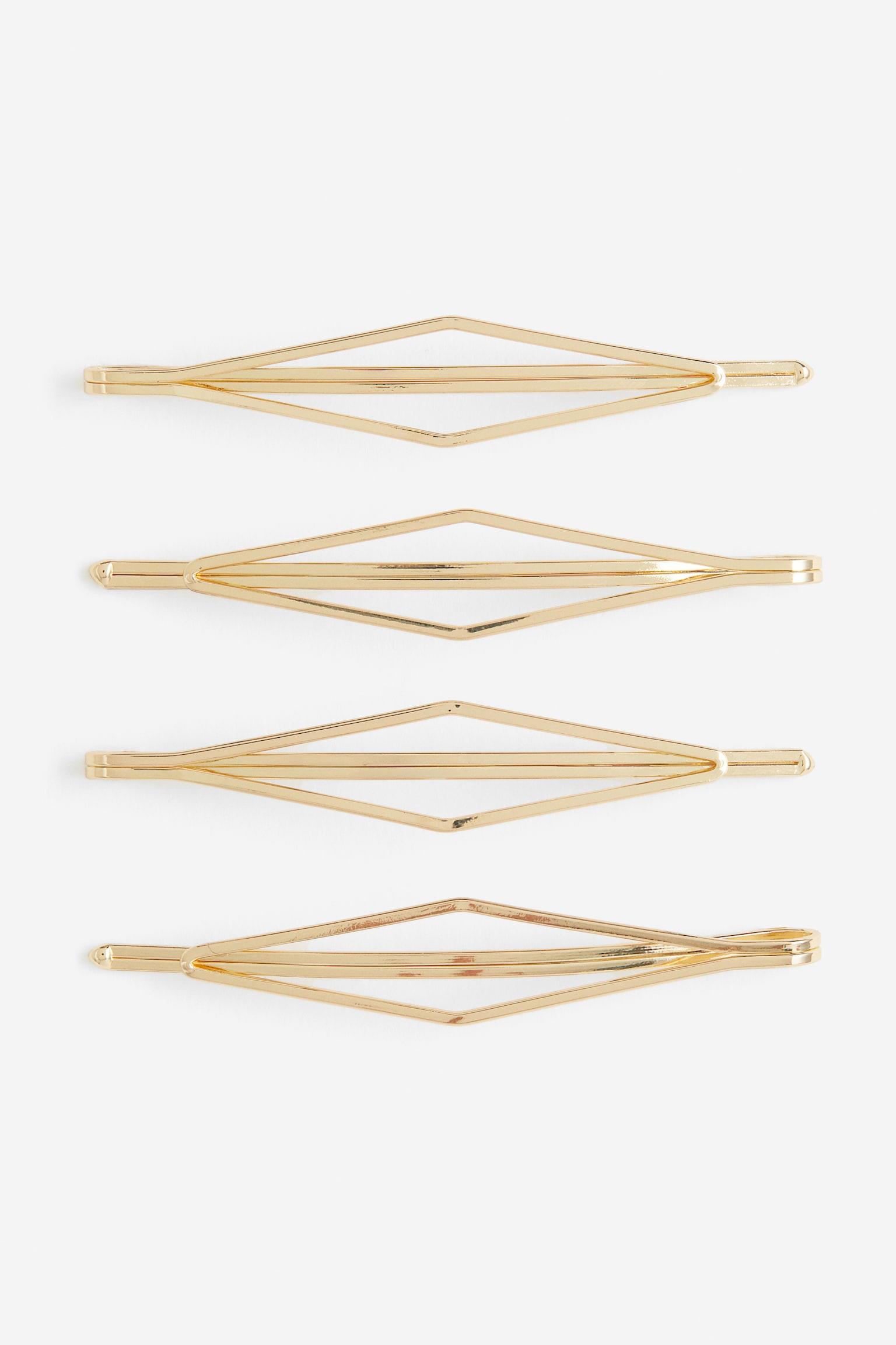 4-pack Bobby Pins - Gold colour - 1