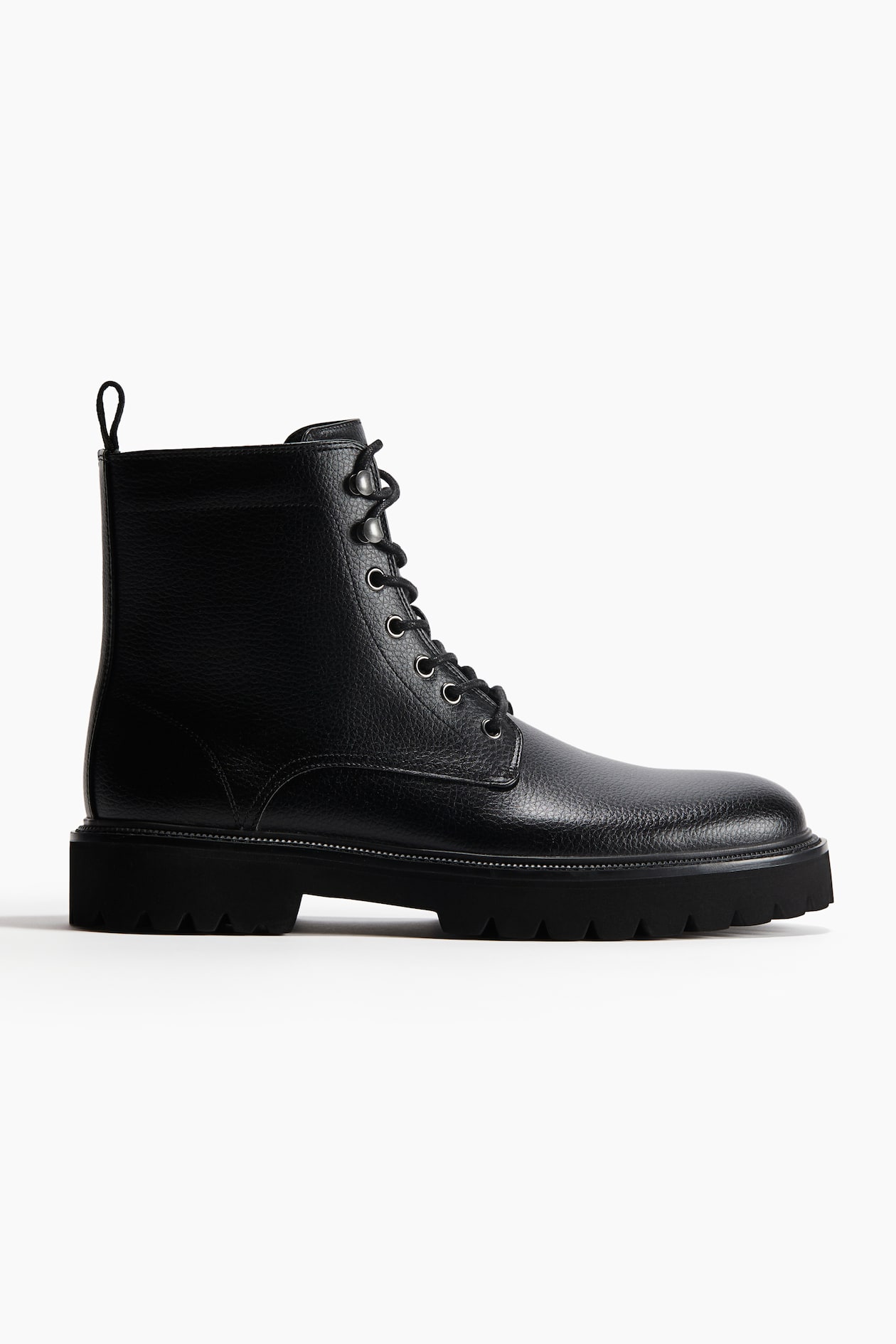 Lace-up boots Black Men H&M GB