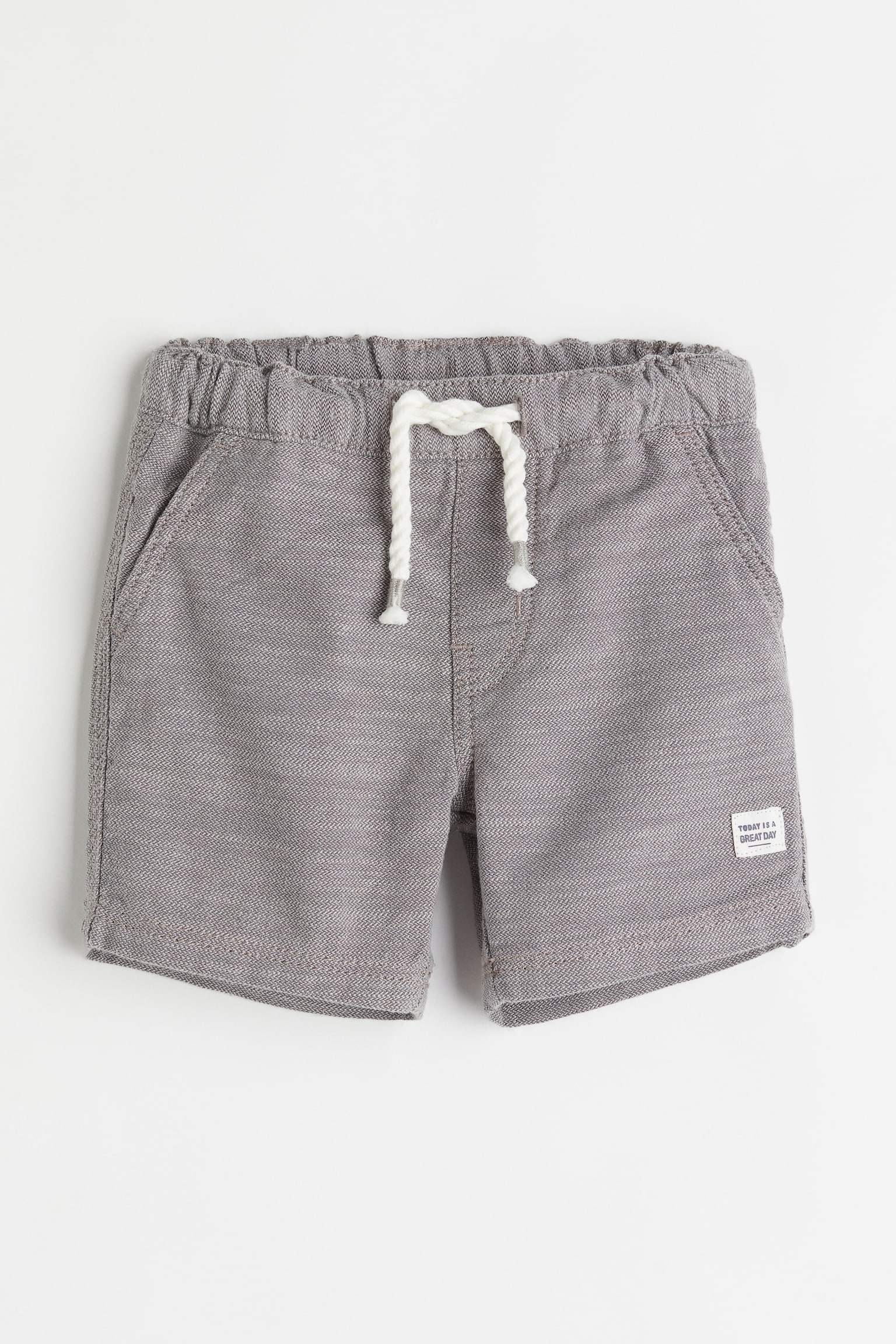 슬러브 쇼츠 - 그레이