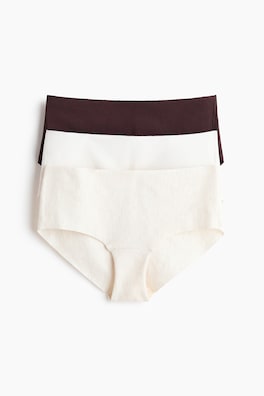 3-pack osynlig bomullstrosa hipster