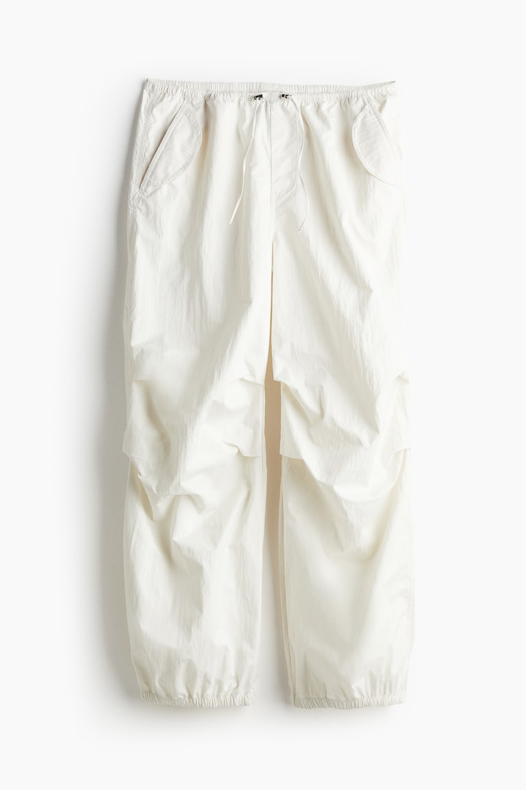 パラシュートパンツ - クリーム - レディース | H&M JP