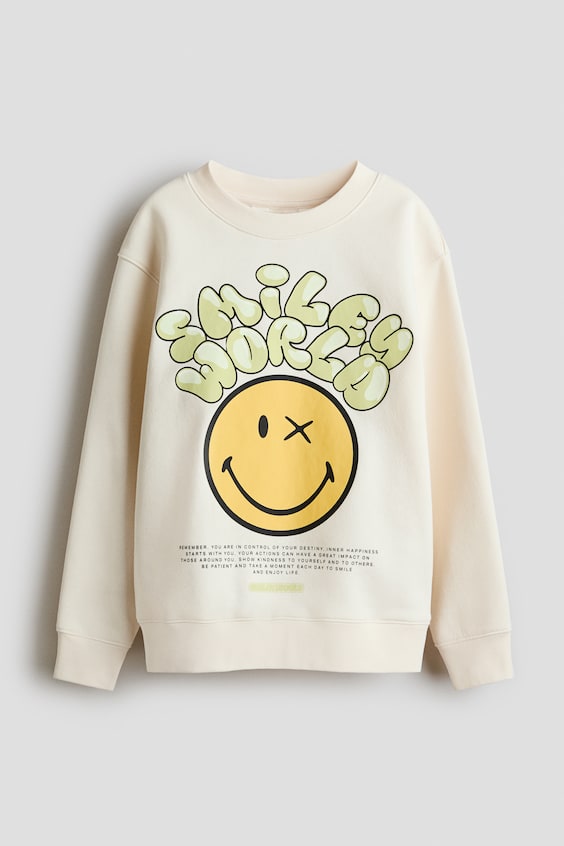 Детские худи H&M Sweatshirt with Printed Motif