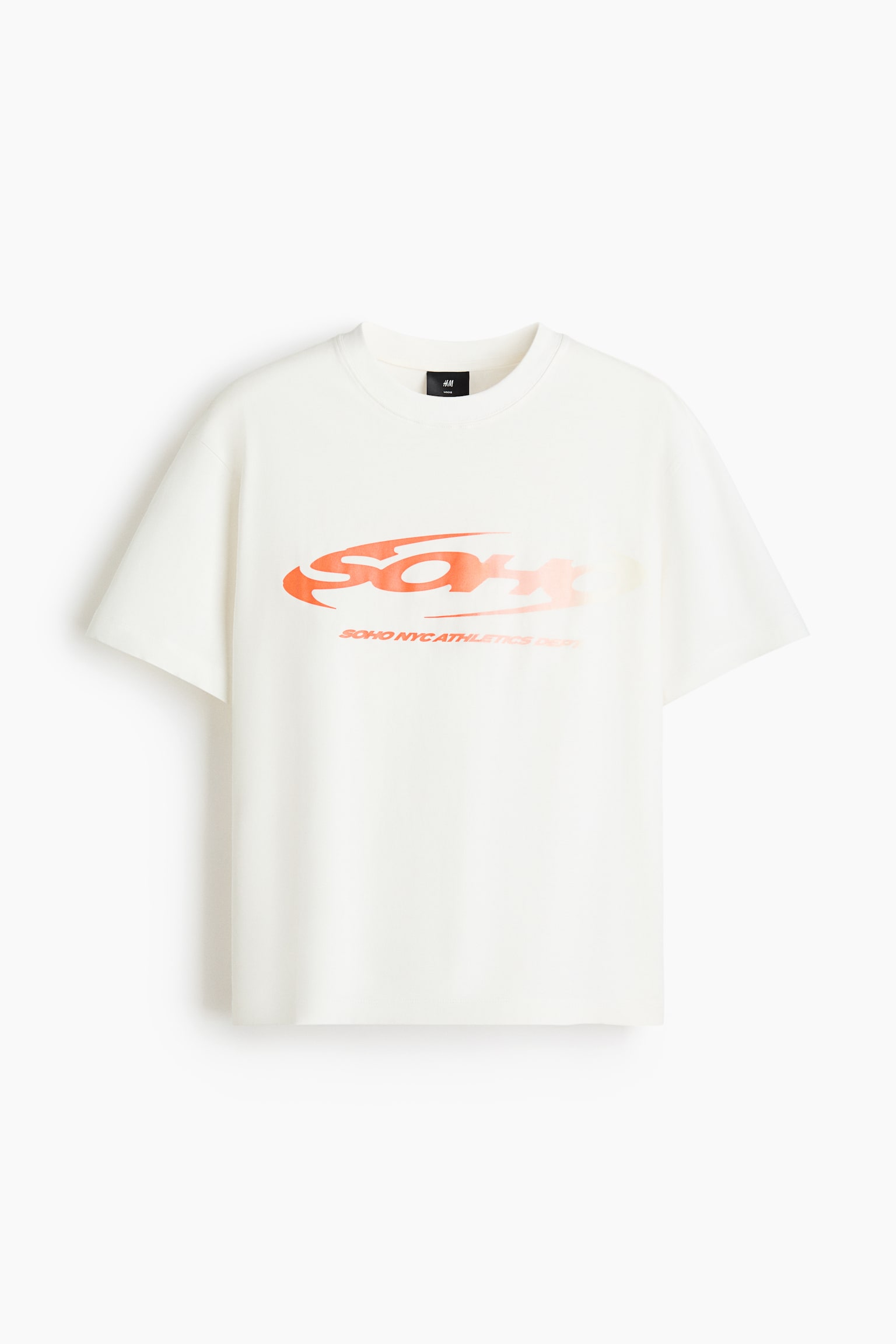 Loose Fit Printed T-shirt - White/SoHo/Dark blue/New York City/White/New York City/Light grey marl/Newport/Beige/Run Wild/Black/Golden Sunset - 1