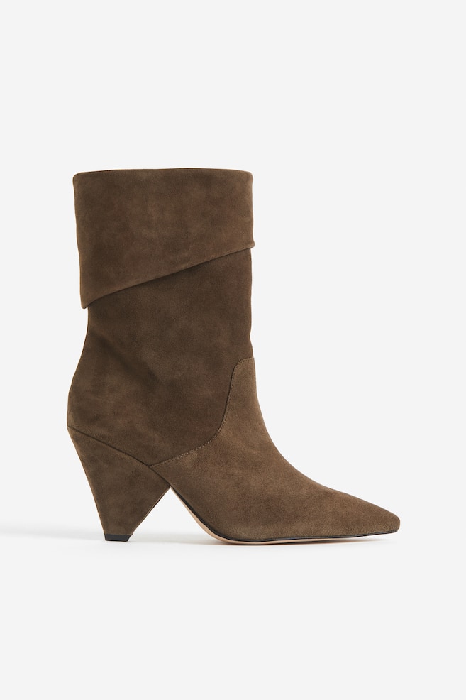 Suede boots - Brown - 1
