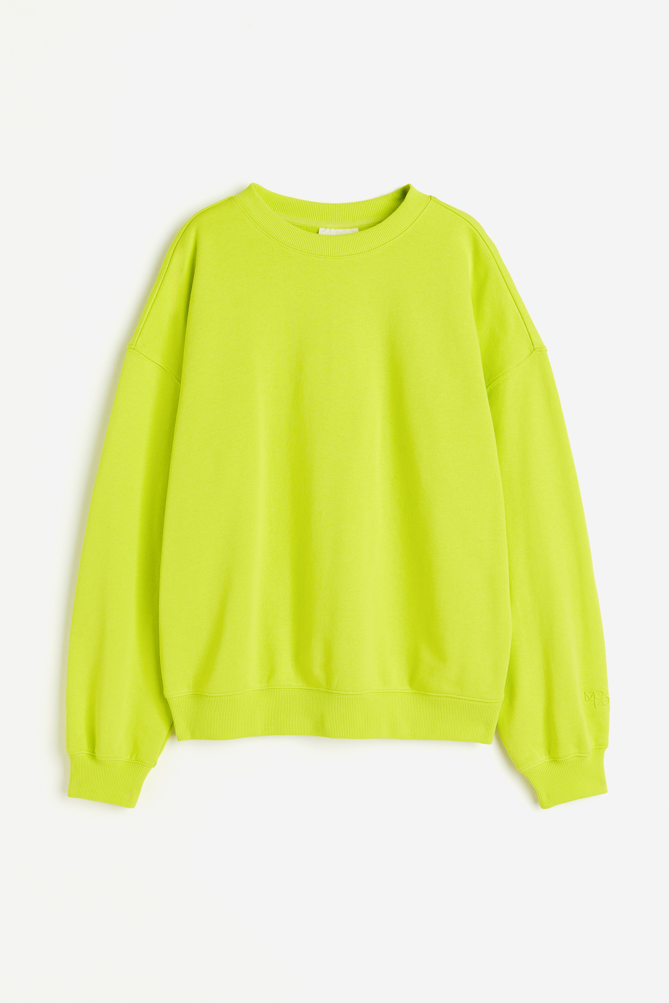 Oversized Sports Sweatshirt - Neon green - Ladies | H\u0026M CA