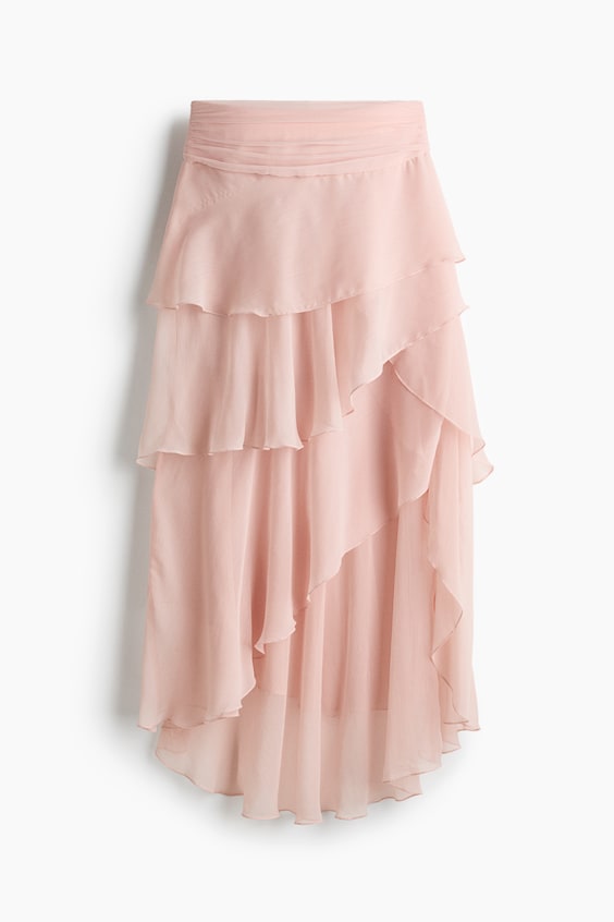 Женские юбки H&M Tiered Chiffon Skirt